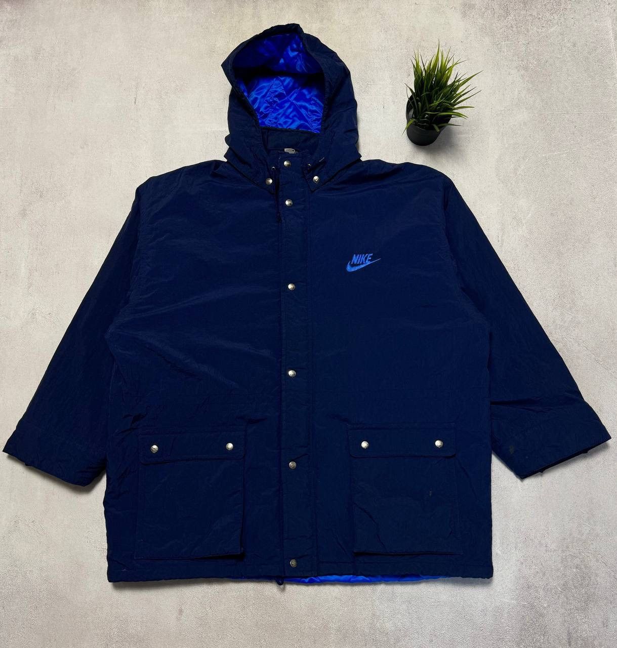 Nike × Vintage Vintage Nike Windbreaker Jacket Nylon Mens XXXL/XXL 90s Size US XXL / EU 58 / 5 - 1 Thumbnail