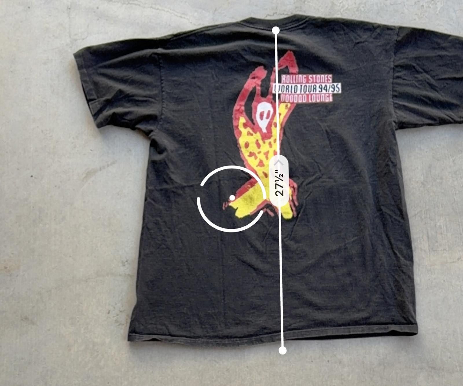 Brockum Vintage 1994 Rolling Stones Voodoo Lounge Tee XL Brockum Size US XL / EU 56 / 4 - 8 Thumbnail