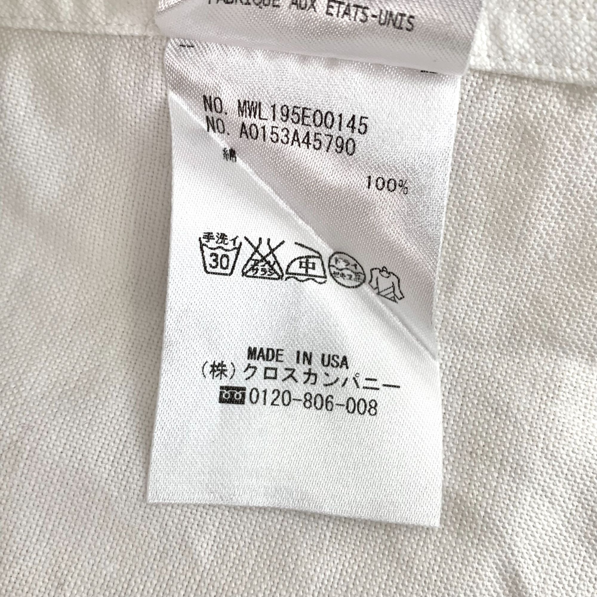 Thom Browne Thom Browne White Shirt With Embroidered Whale Detail Pocket Size US M / EU 48-50 / 2 - 8 Thumbnail