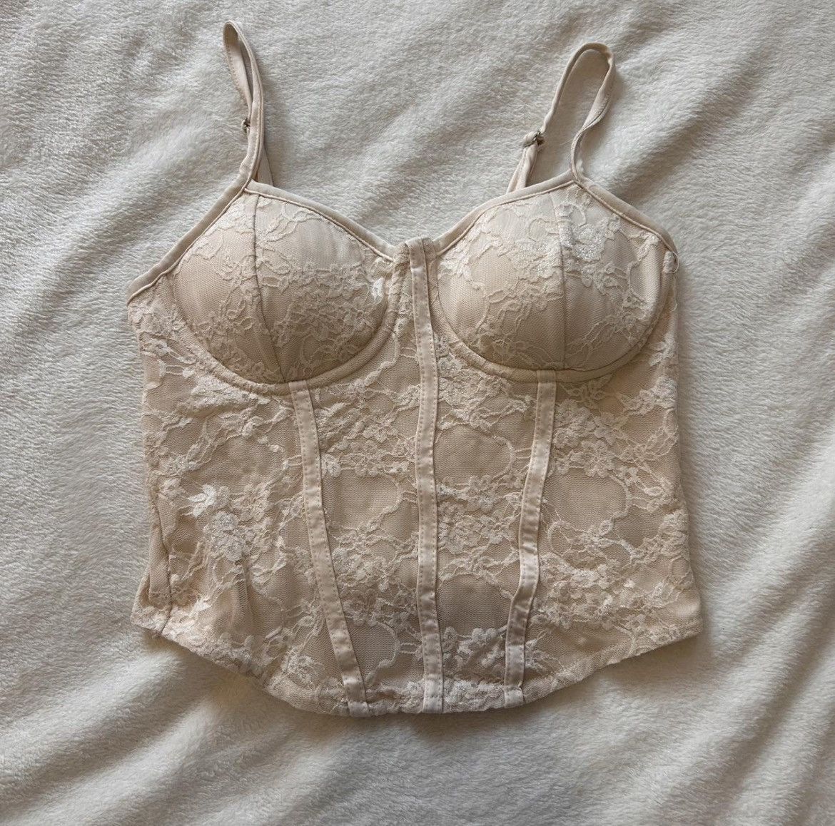 Other Cream corset Top Size S / US 4 / IT 40 - 1 Preview