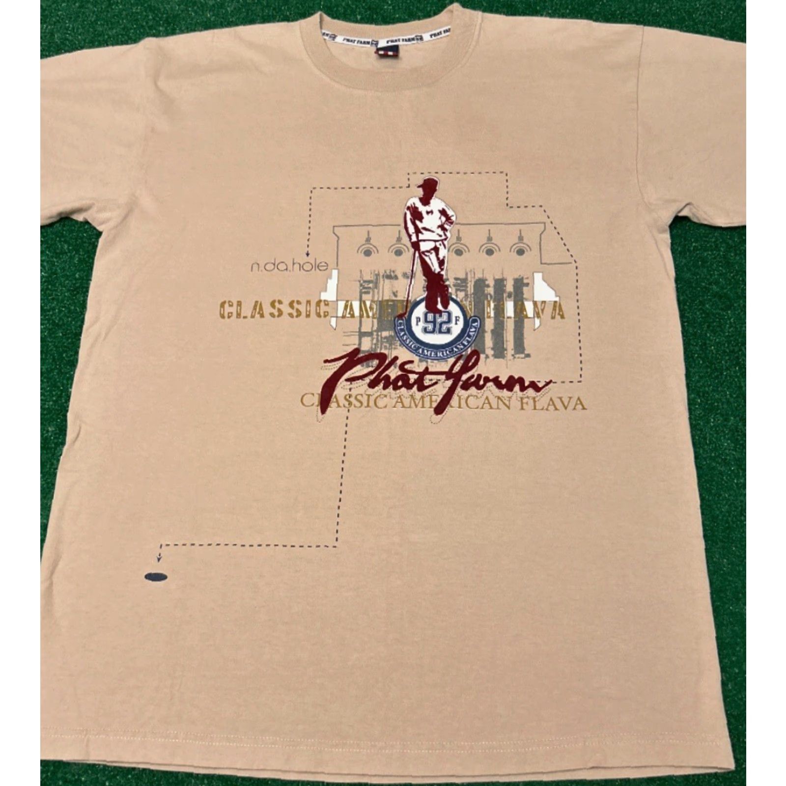 Phat Farm VINTAGE Phat Farm Logo Golf Hip Hop VTG Shirt Mens Large L Brown 90s Y2K Rap Grunge Shirt Men Size US L / EU 52-54 / 3 - 4 Thumbnail