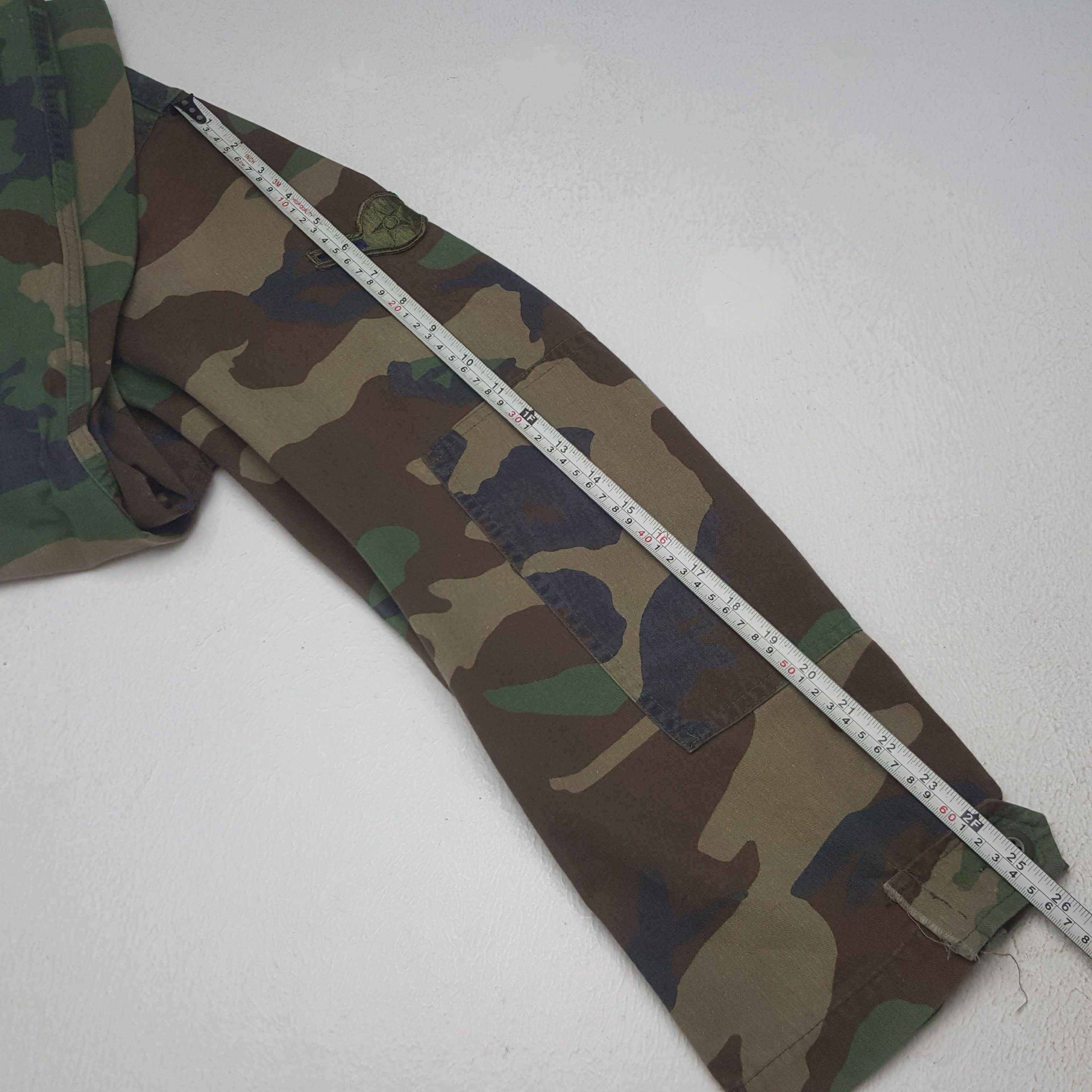 Vintage Vintage US Air Force Military Camo Custom Art Jacket Size US L / EU 52-54 / 3 - 7 Thumbnail