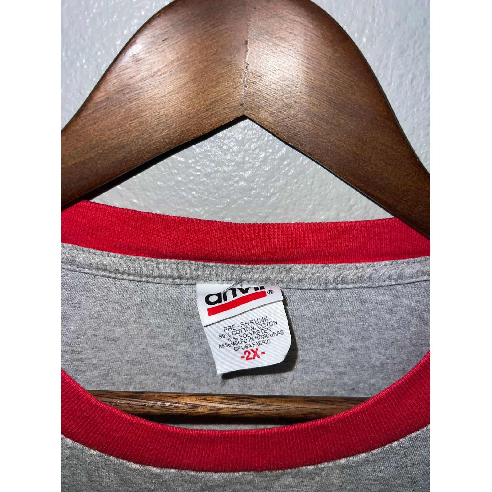 Anvil Vintage Ohio State University Shirt Newark Ringer Tee 2XL Size US XXL / EU 58 / 5 - 5 Thumbnail