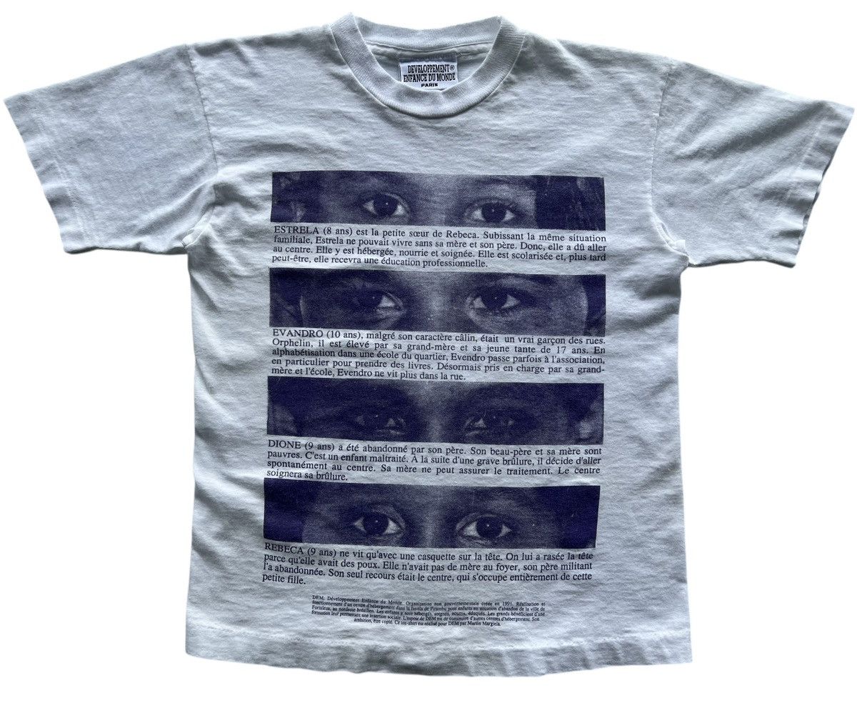 Designer × Maison Margiela 🔥Crazy Rare!! Maison Margiela for DEM 1990’s Charity T-shirt Size US XS / EU 42 / 0 - 2 Thumbnail