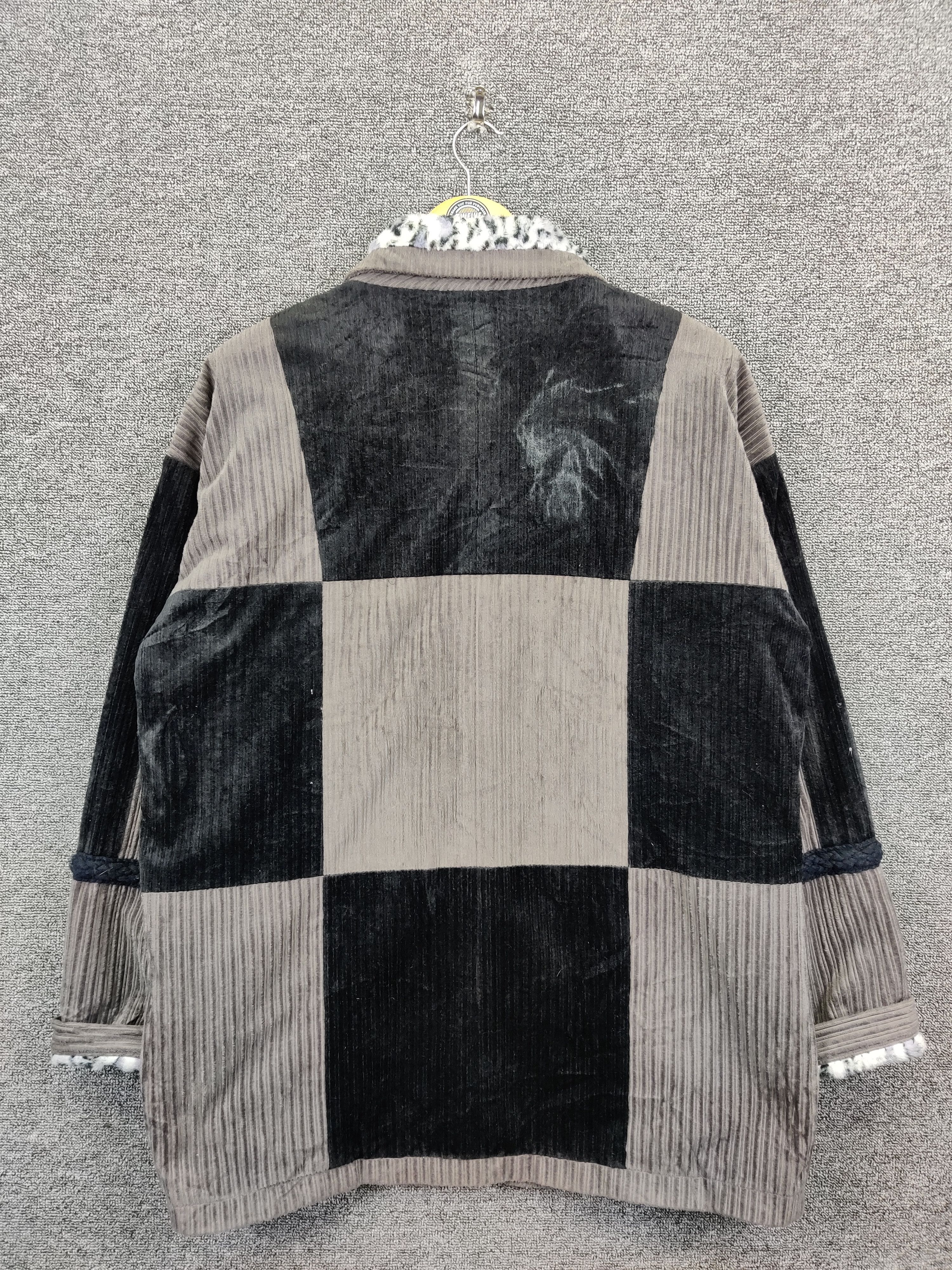 Japanese Brand Rapido Spirit Patchwork Corduroy Suede Leather Jacket Size US L / EU 52-54 / 3 - 8 Thumbnail