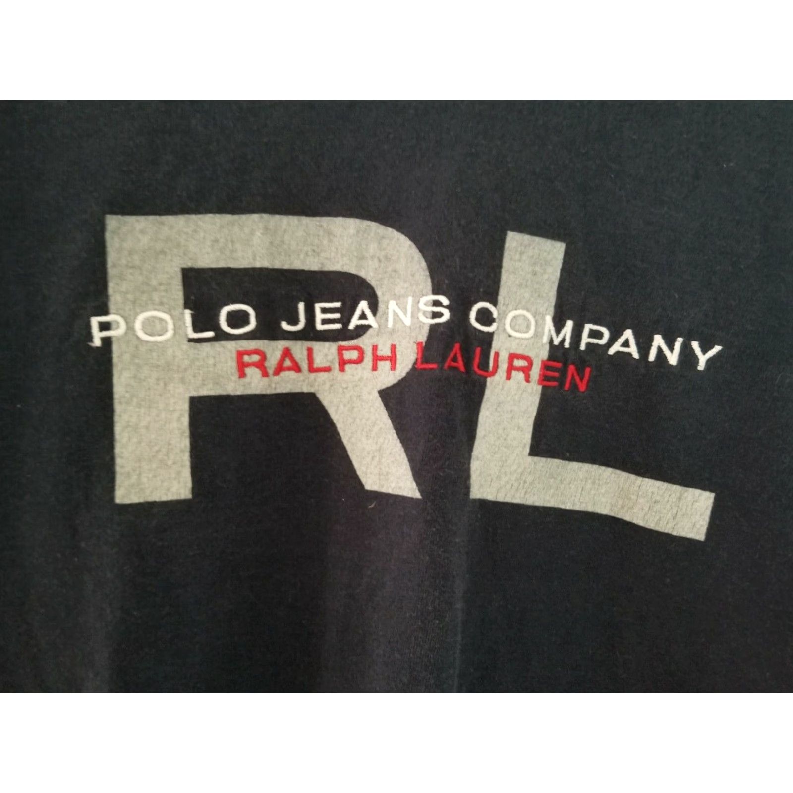 Polo Ralph Lauren VINTAGE Polo Ralph Lauren Mens XL Long Sleeve Graphic Tee Blue Size US XL / EU 56 / 4 - 2 Thumbnail