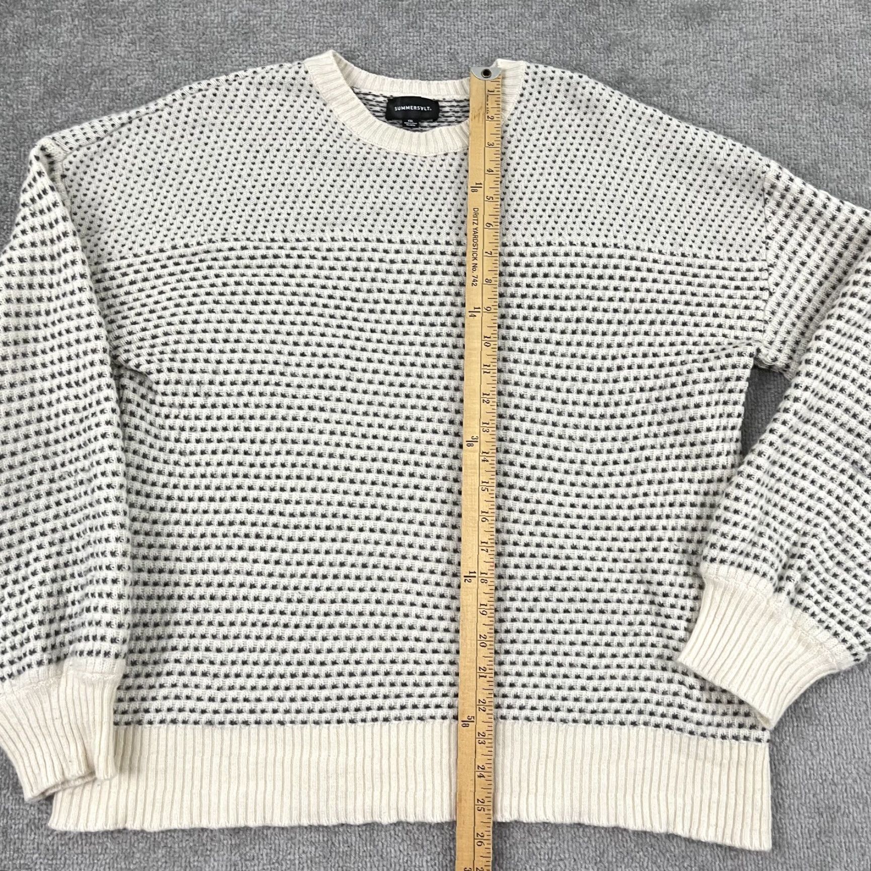 Vintage VINTAGE Summersalt Sweater Womens Wool Cashmere Knit Pullover 1X Long Sleeve Gray Fall Winter Size XL / US 12-14 / IT 48-50 - 5 Thumbnail