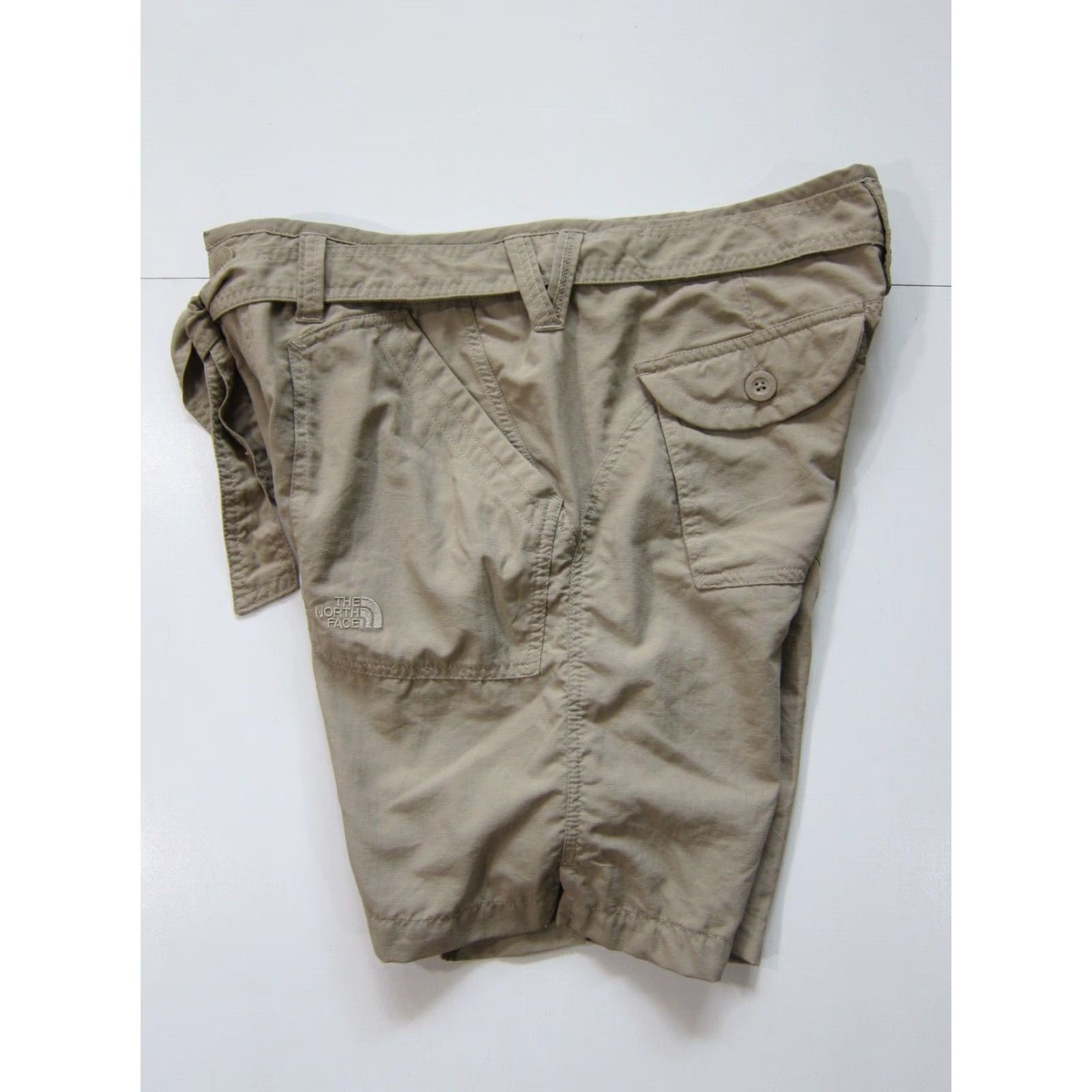The North Face The North Face 100% Nylon Brown Beige Hike Camp Travel Shorts Women 12 Size 24" / US 00 / IT 34 - 6 Thumbnail