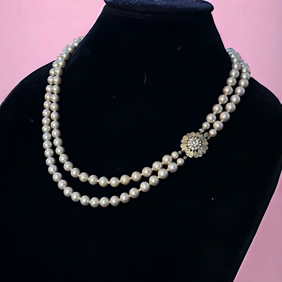 Vintage Vintage layered faux pearl necklace Size ONE SIZE - 2 Thumbnail