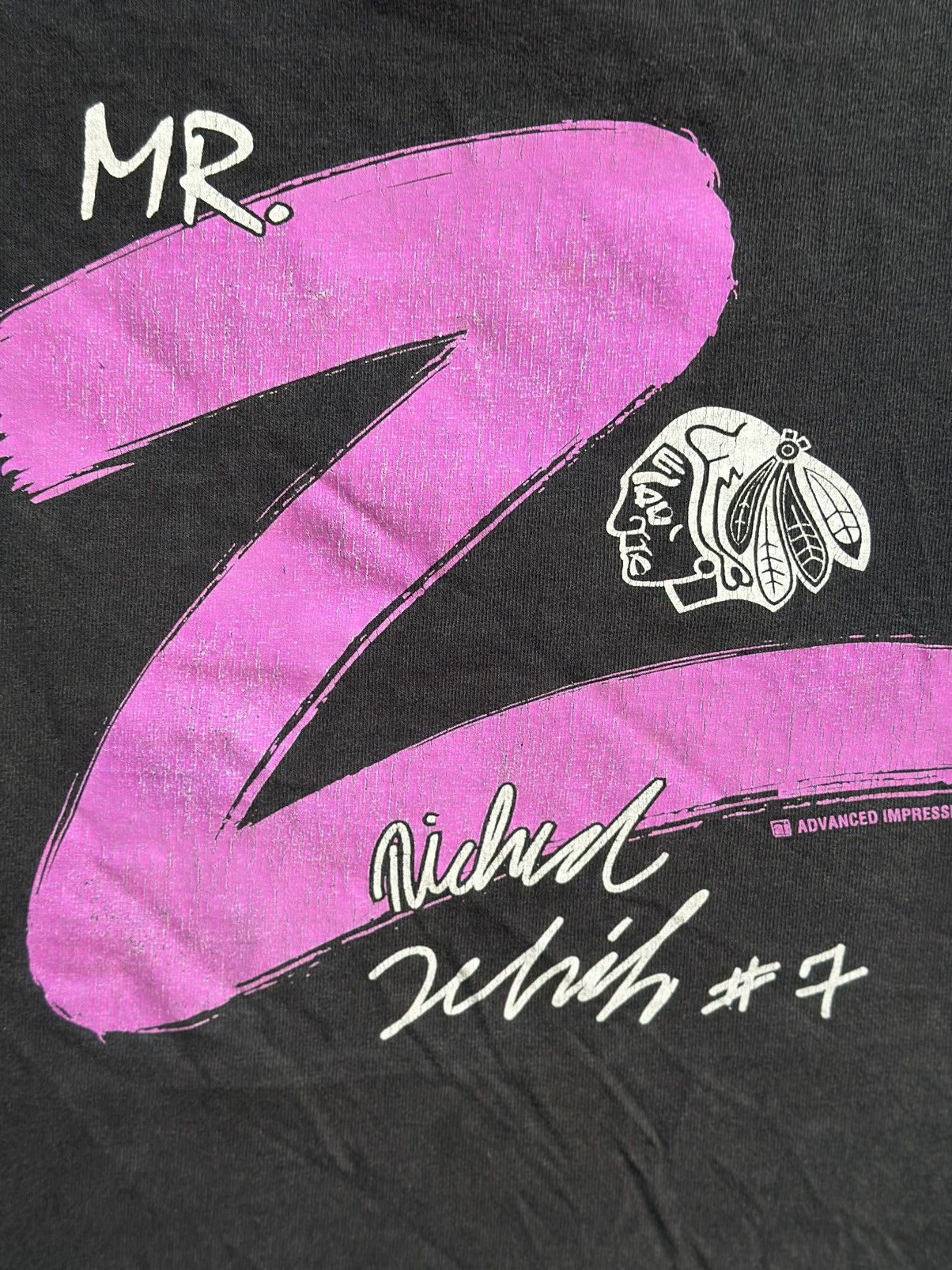 Anvil × Vintage Vintage Mr.Z Richard Zednij Fan Club Faded Tee Size US XXL / EU 58 / 5 - 2 Thumbnail