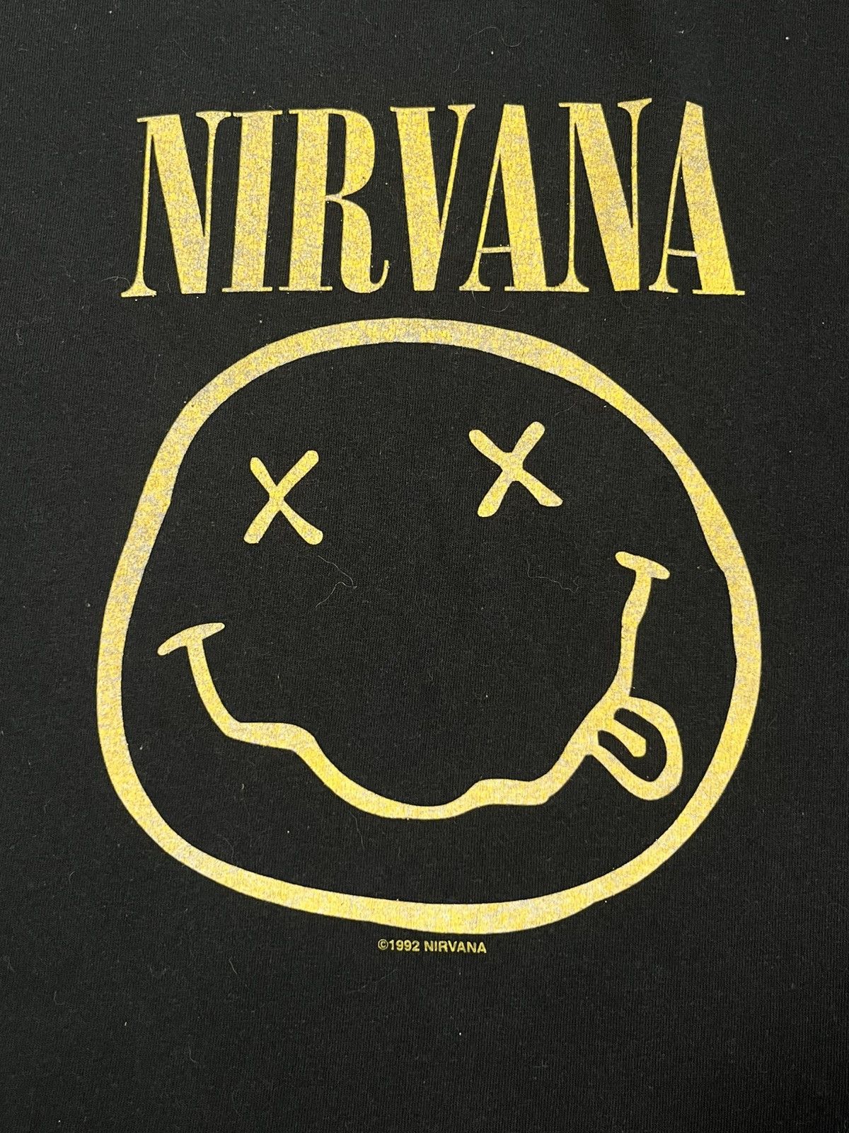 Band Tees Vintage Nirvana Smiley 1992 Reprint Shirt Size US M / EU 48-50 / 2 - 3 Thumbnail