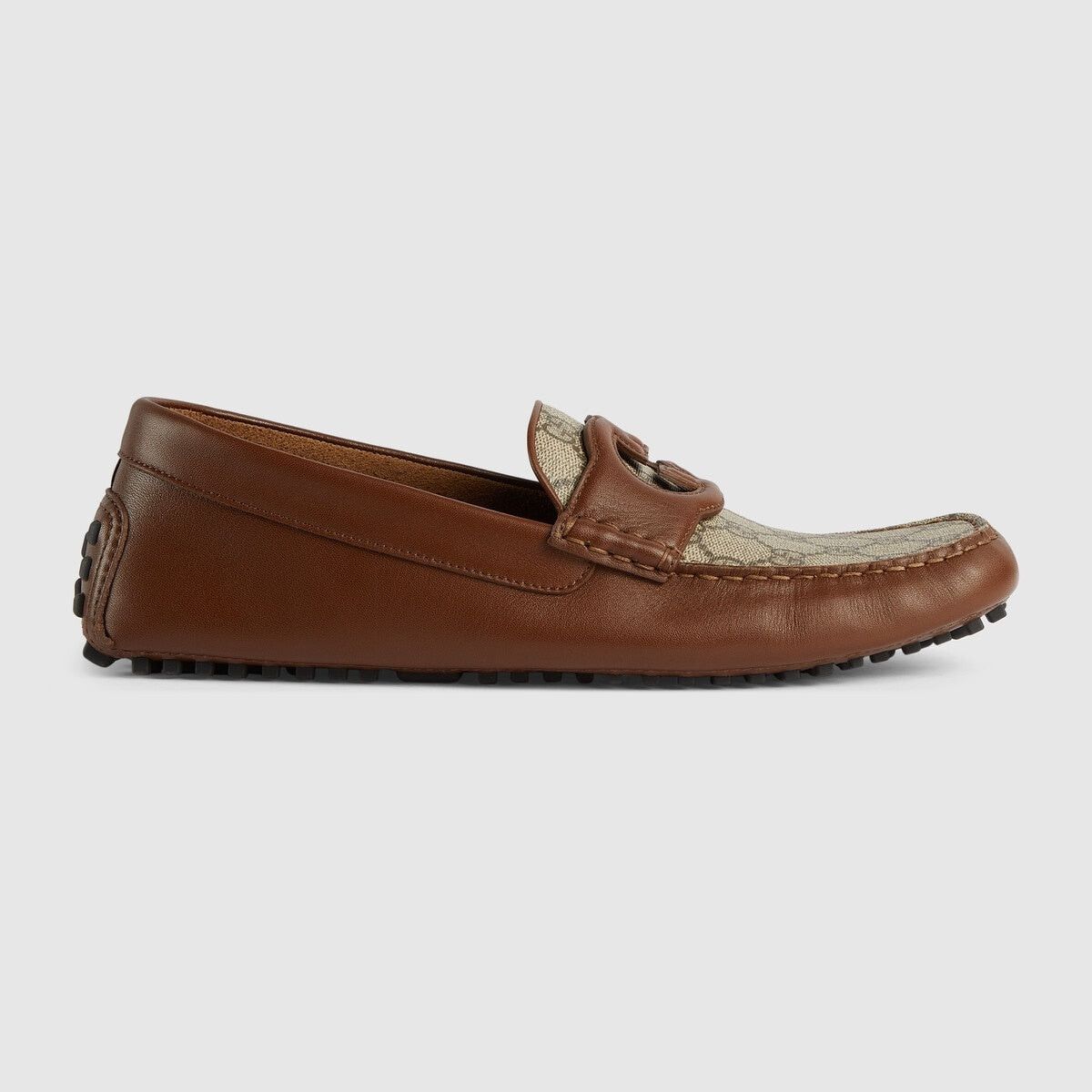 Gucci Interlocking G Leather Drivers SIZE 11