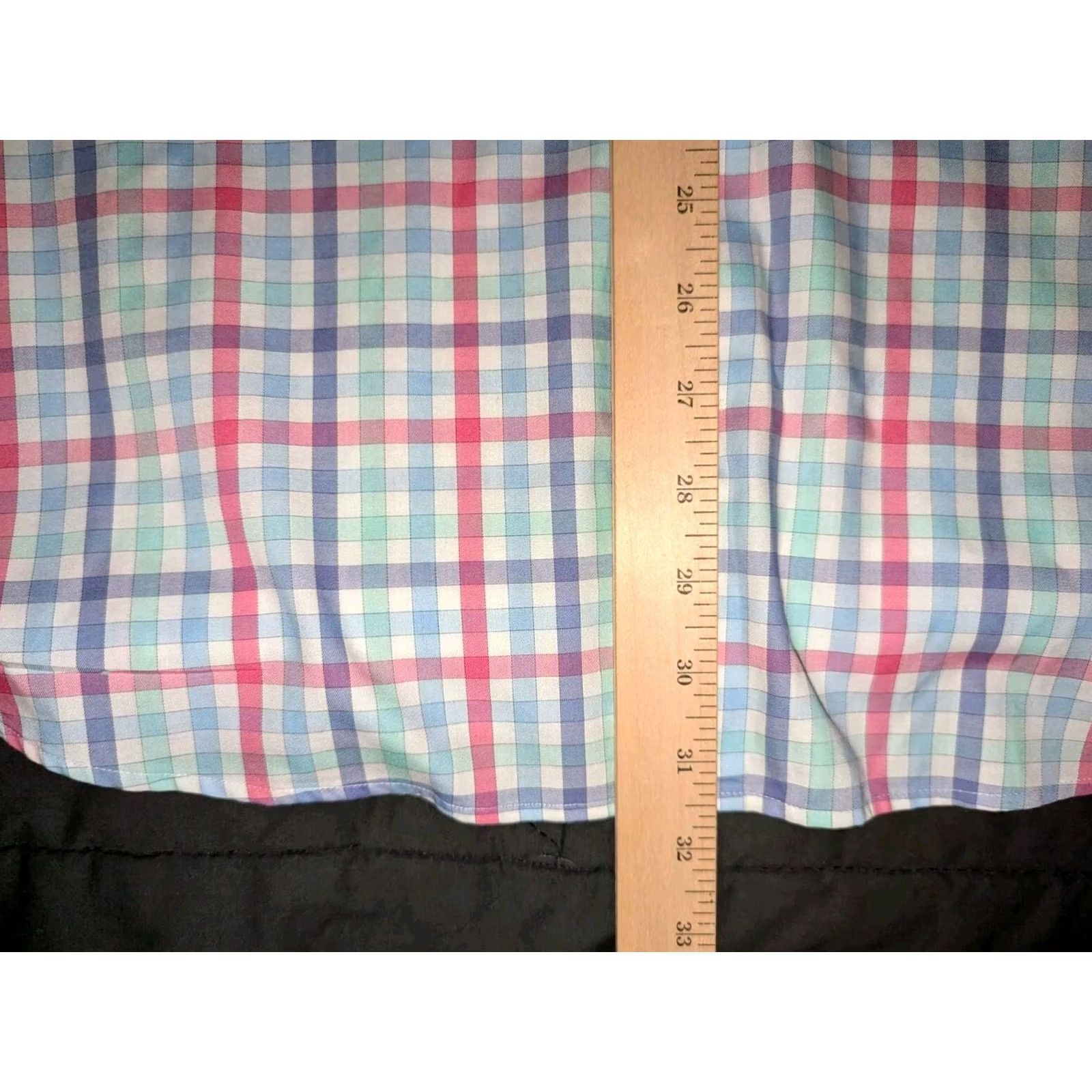 Peter Millar Peter Millar Crown Ease Gingham Check Wrinkle Resistant Sport Shirt Mens 2XL Button-Up Long Sleeve Multicolor Size US XXL / EU 58 / 5 - 7 Thumbnail