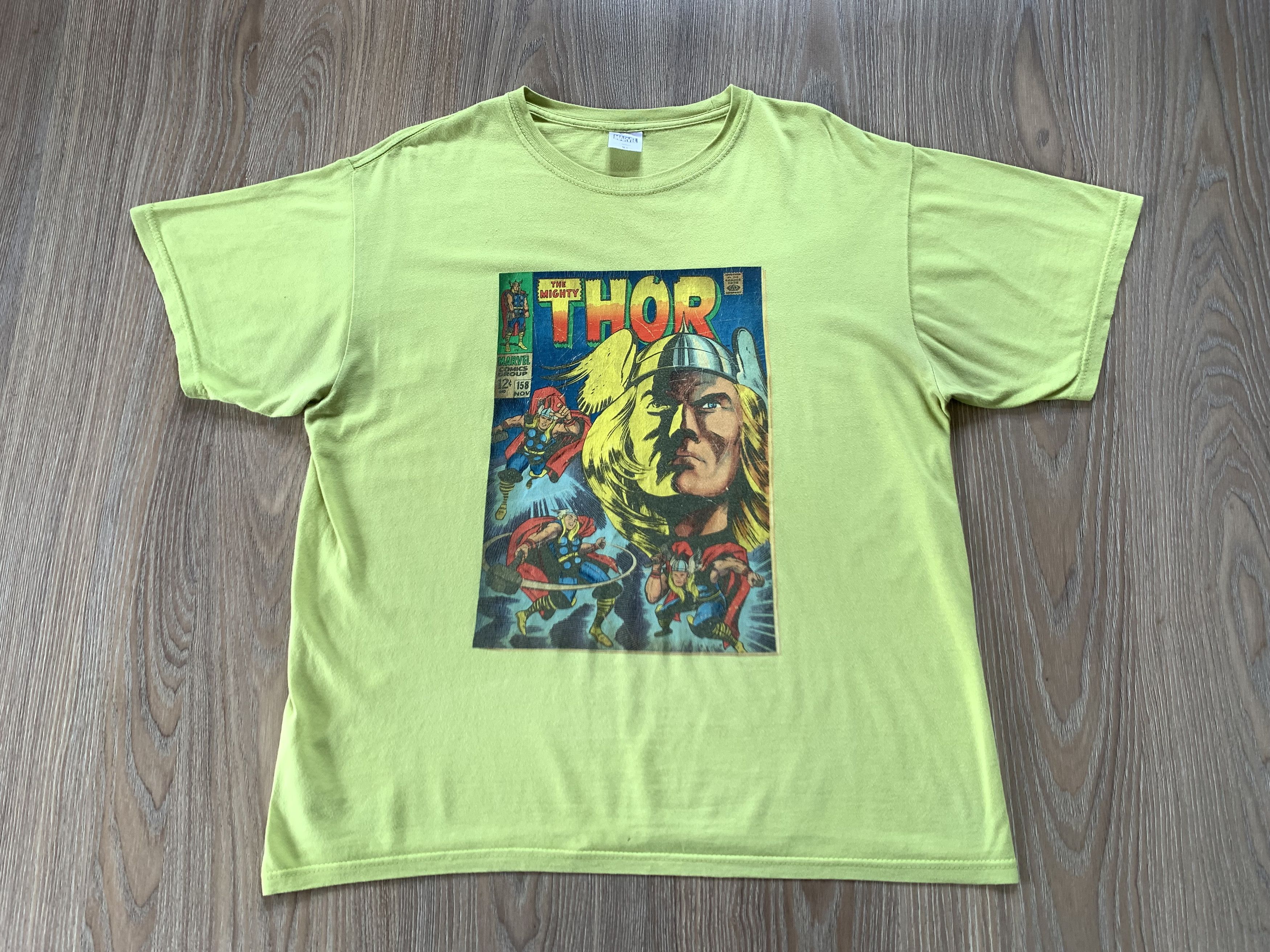 Marvel Comics × Vintage Marvel Thor Vintage Printed T-Shirt Size US L / EU 52-54 / 3 - 2 Thumbnail