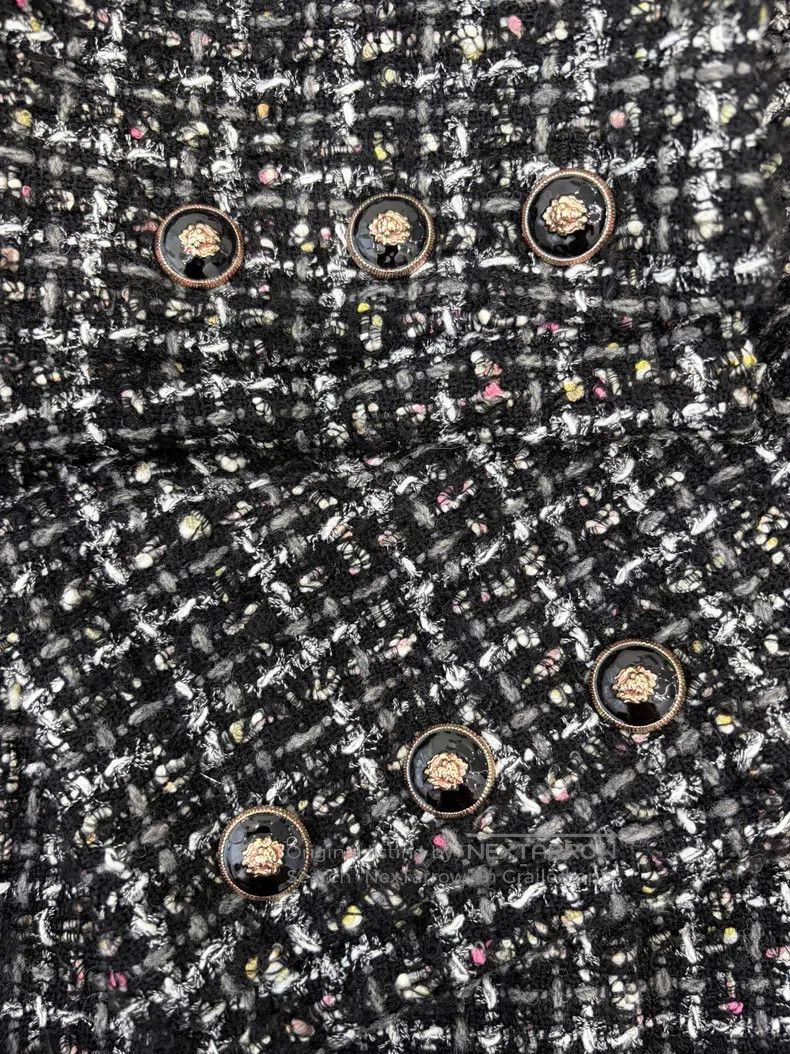 Chanel Chanel Plaid small stand-up collar jacket Size XS / US 0-2 / IT 36-38 - 4 Thumbnail