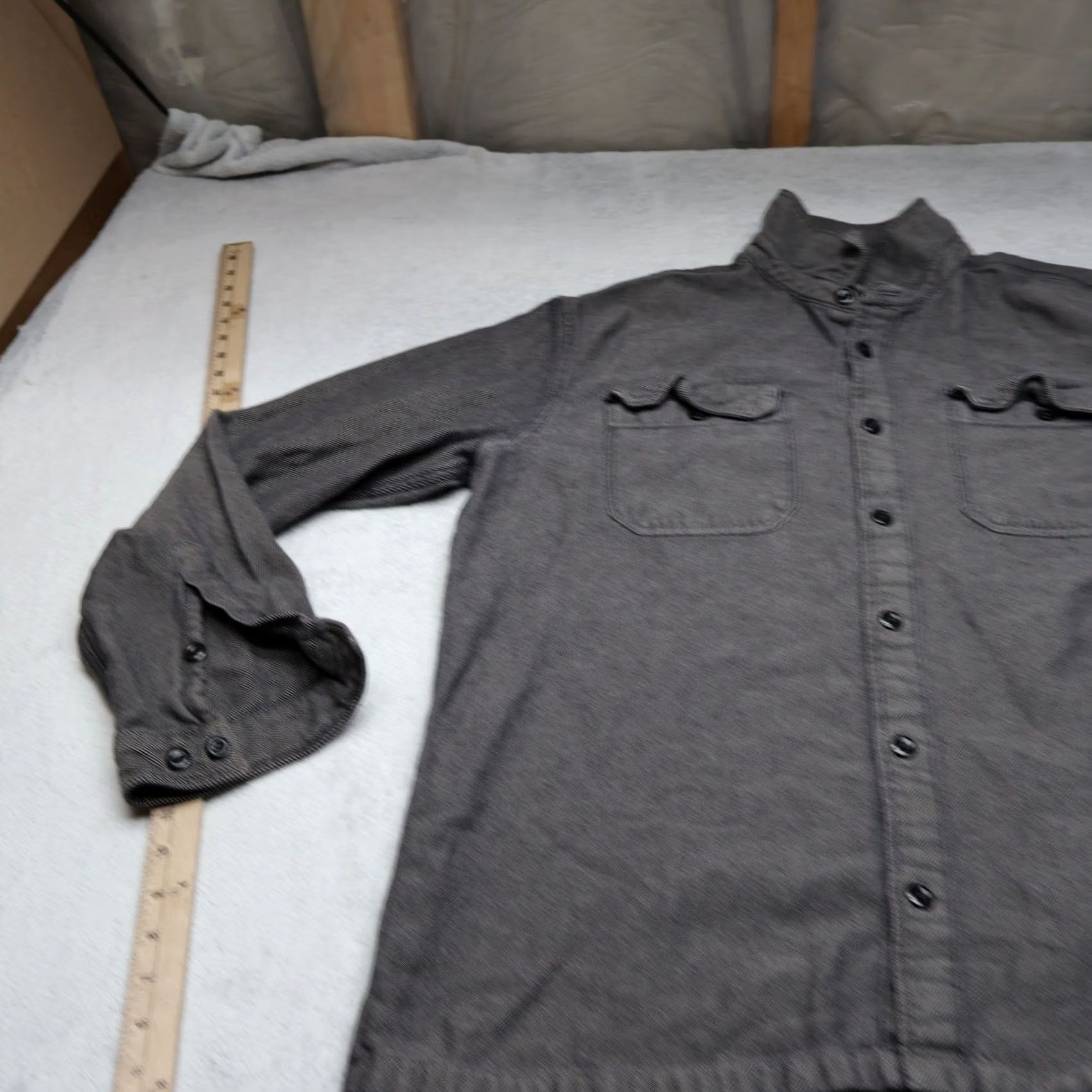 Patagonia Patagonia Fjord Flannel Shirt Mens XL Black Long Sleeve Button Down Casual Size US XL / EU 56 / 4 - 2 Thumbnail
