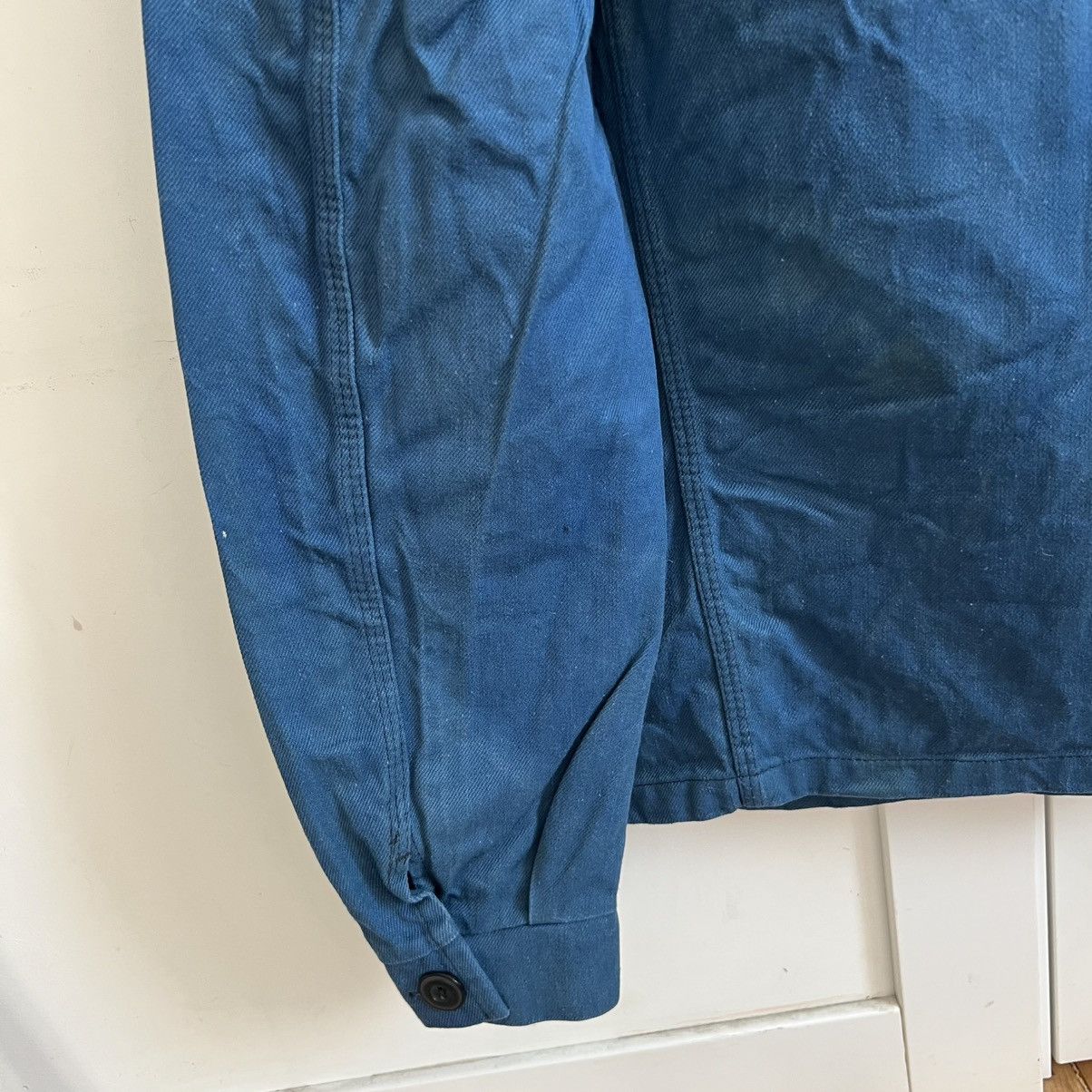 Vintage French vintage distressed overshirt works sanfor jacket Size US M / EU 48-50 / 2 - 11 Thumbnail