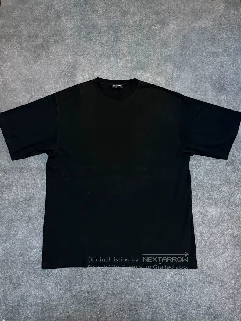 Balenciaga Balenciaga Solid Color Crew Neck Casual Short Sleeve T-Shi Size US M / EU 48-50 / 2 - 1 Thumbnail