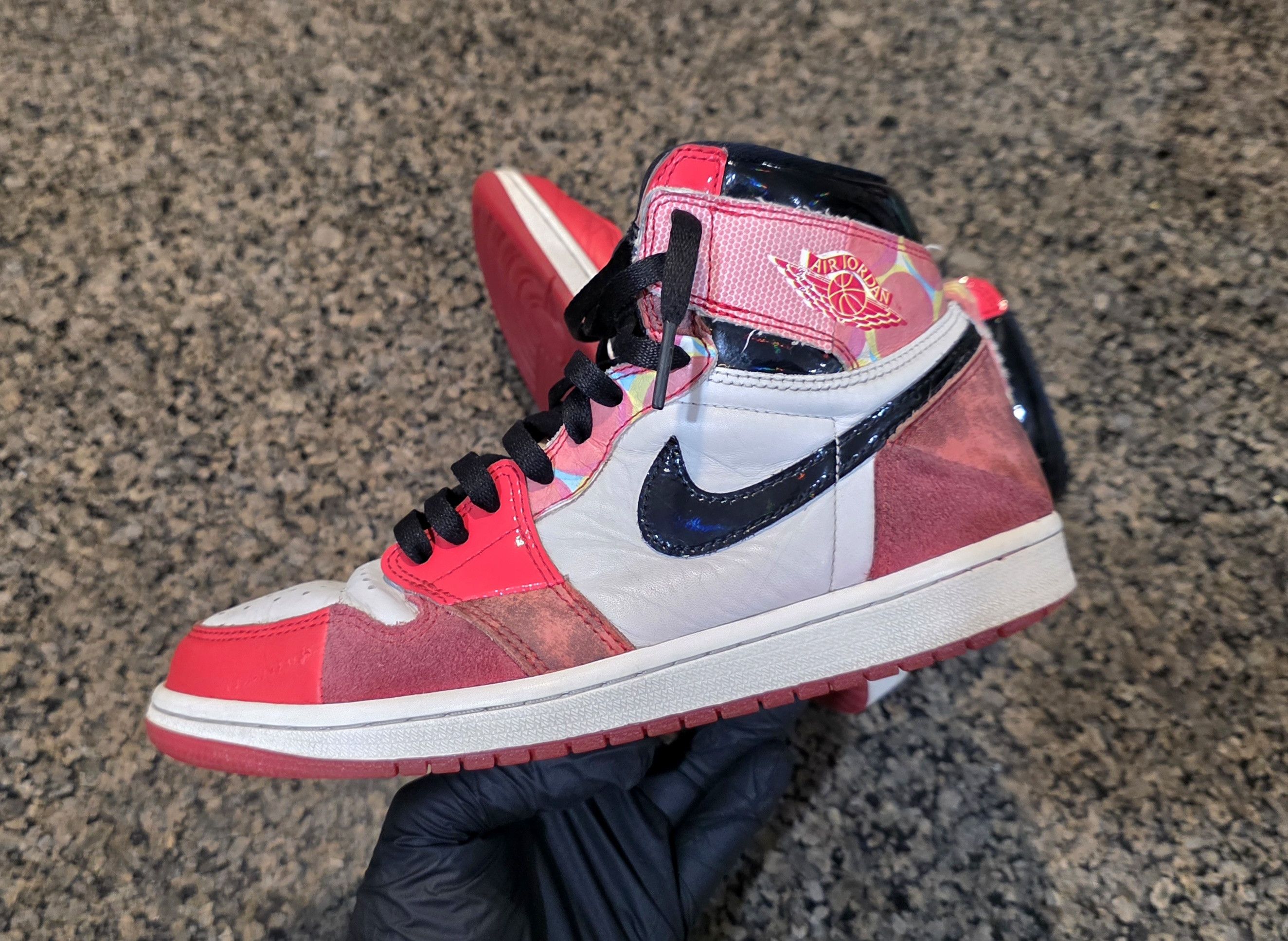 Nike Nike Air Jordan 1 Retro High Spider-Man Next Chapte 8 *BEAT* Size US 8 / EU 41 - 1 Thumbnail
