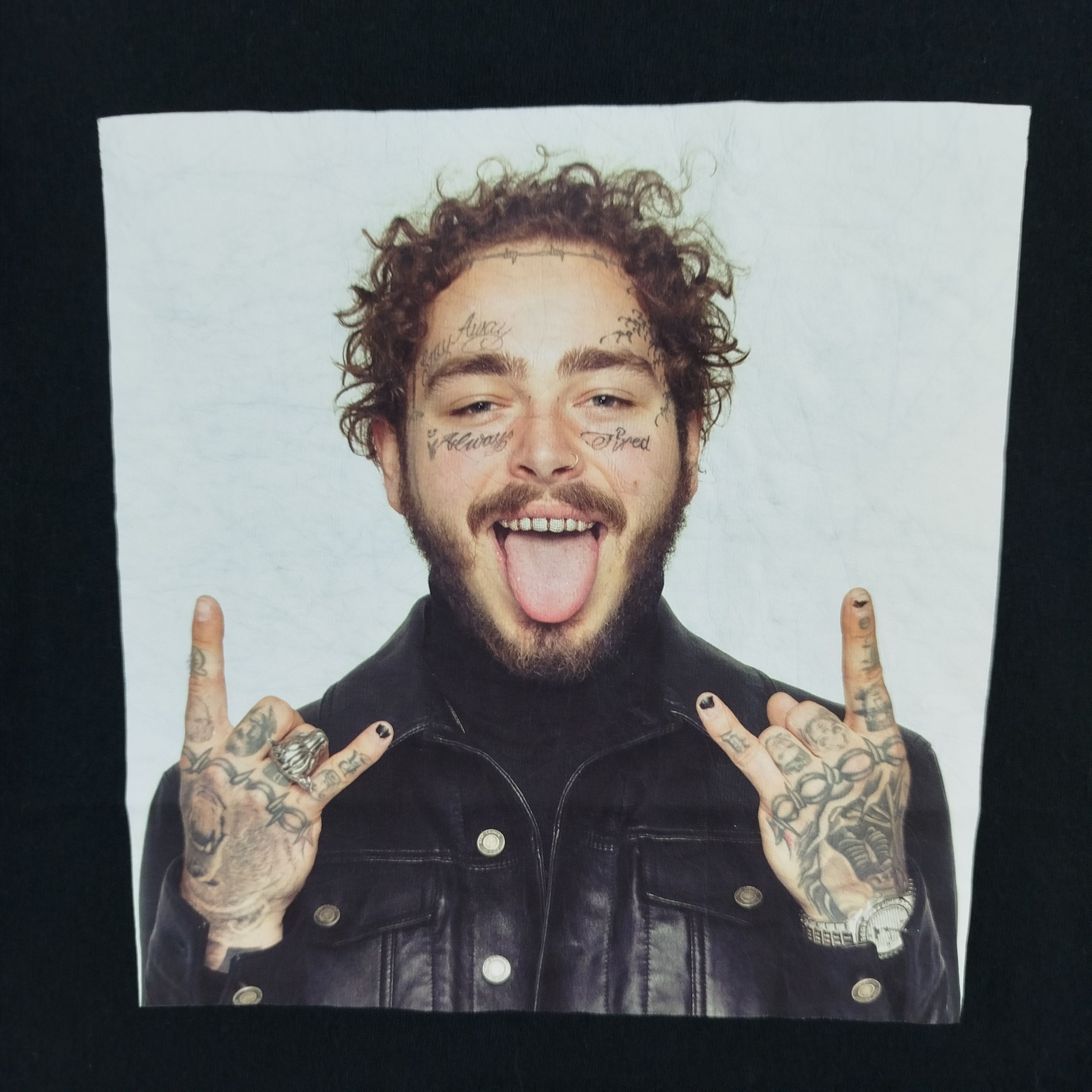 Band Tees × Rap Tees Post Malone Big Print Size US S / EU 44-46 / 1 - 2 Thumbnail