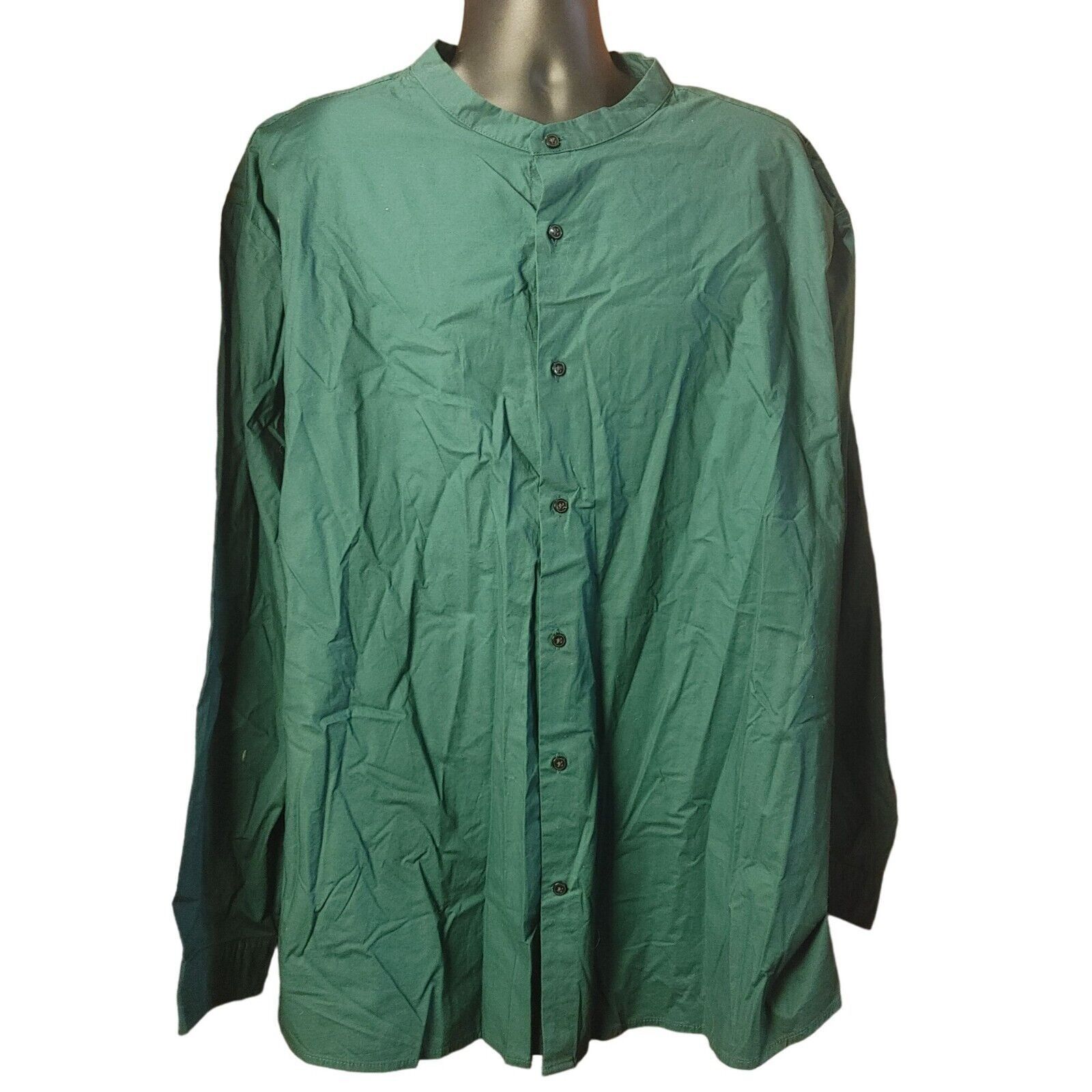 Other Shaquille O'Neal Men's Green Woven Long Sleeve Bttn Down 4XL Size US XL / EU 56 / 4 - 1 Thumbnail