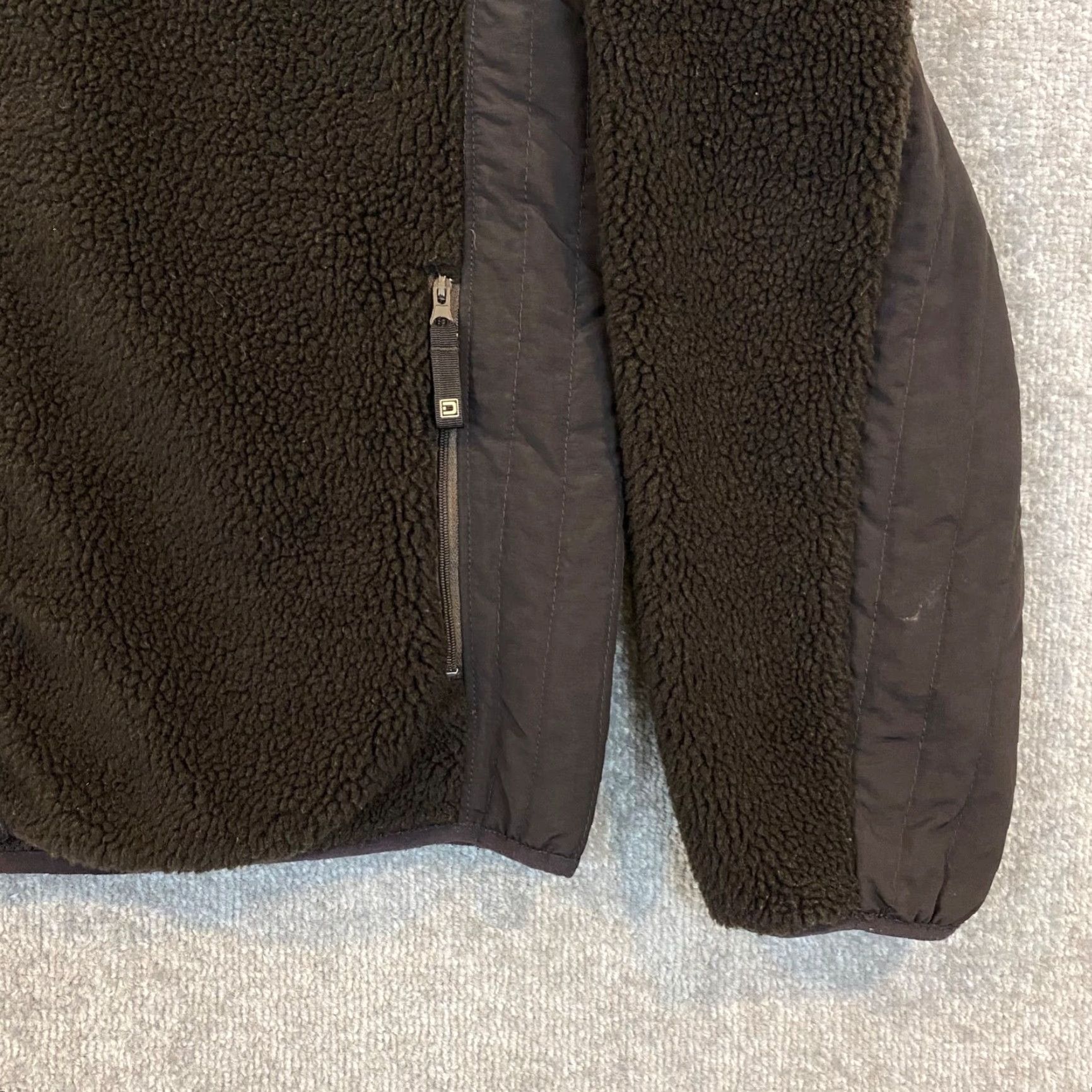 Vintage Denali Jacket Womens XL Brown Full Zip Sherpa Outerwear Hiking Trail Pockets L/S Size XL / US 12-14 / IT 48-50 - 4 Thumbnail