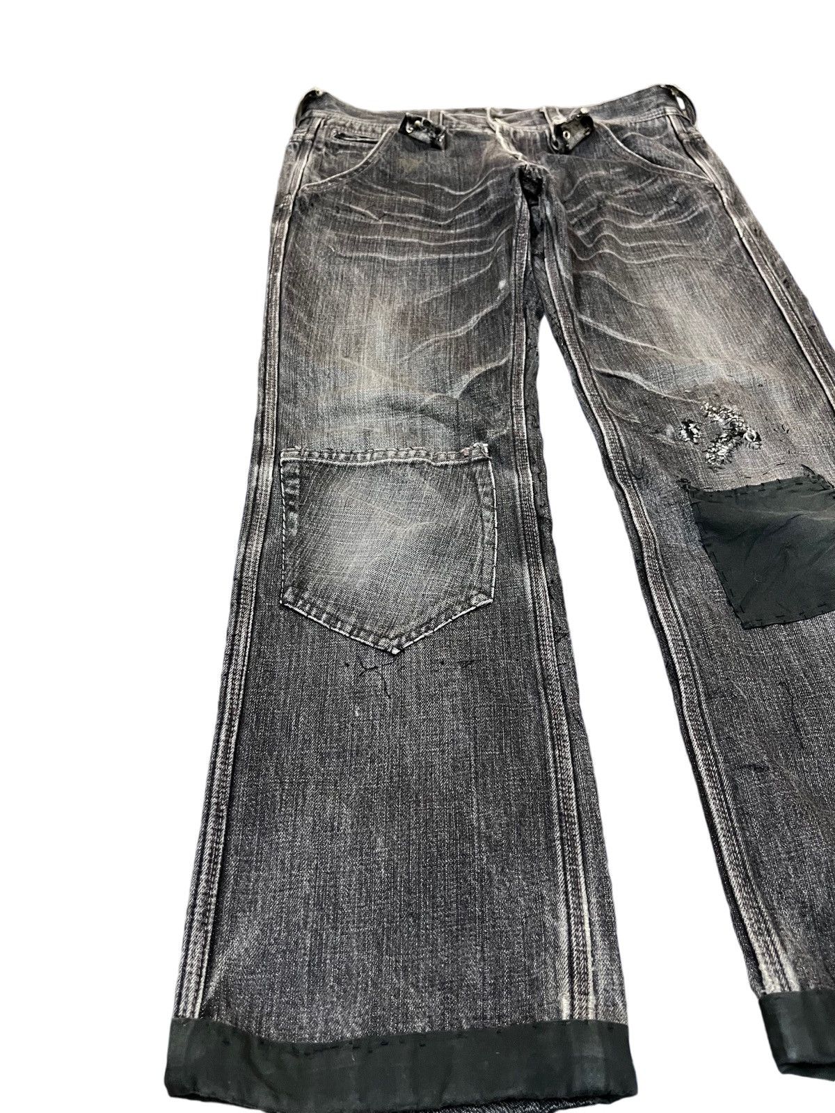 Nicole Club Vintage Nicole Club Black Punk Denim Size US 32 / EU 48 - 4 Thumbnail