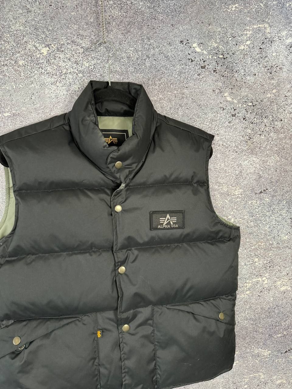 Alpha Industries × Vintage RARE Alpha Industries Down Puffer Vests USA Small Size US S / EU 44-46 / 1 - 2 Thumbnail