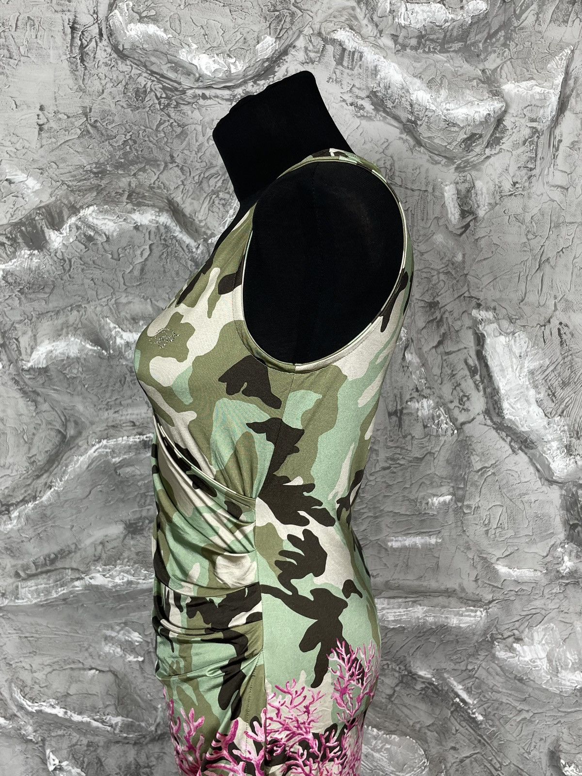Blumarine Bluemarine Rare Vintage Dress Camo / Corrals Pattern Y2K Size S / US 4 / IT 40 - 9 Thumbnail