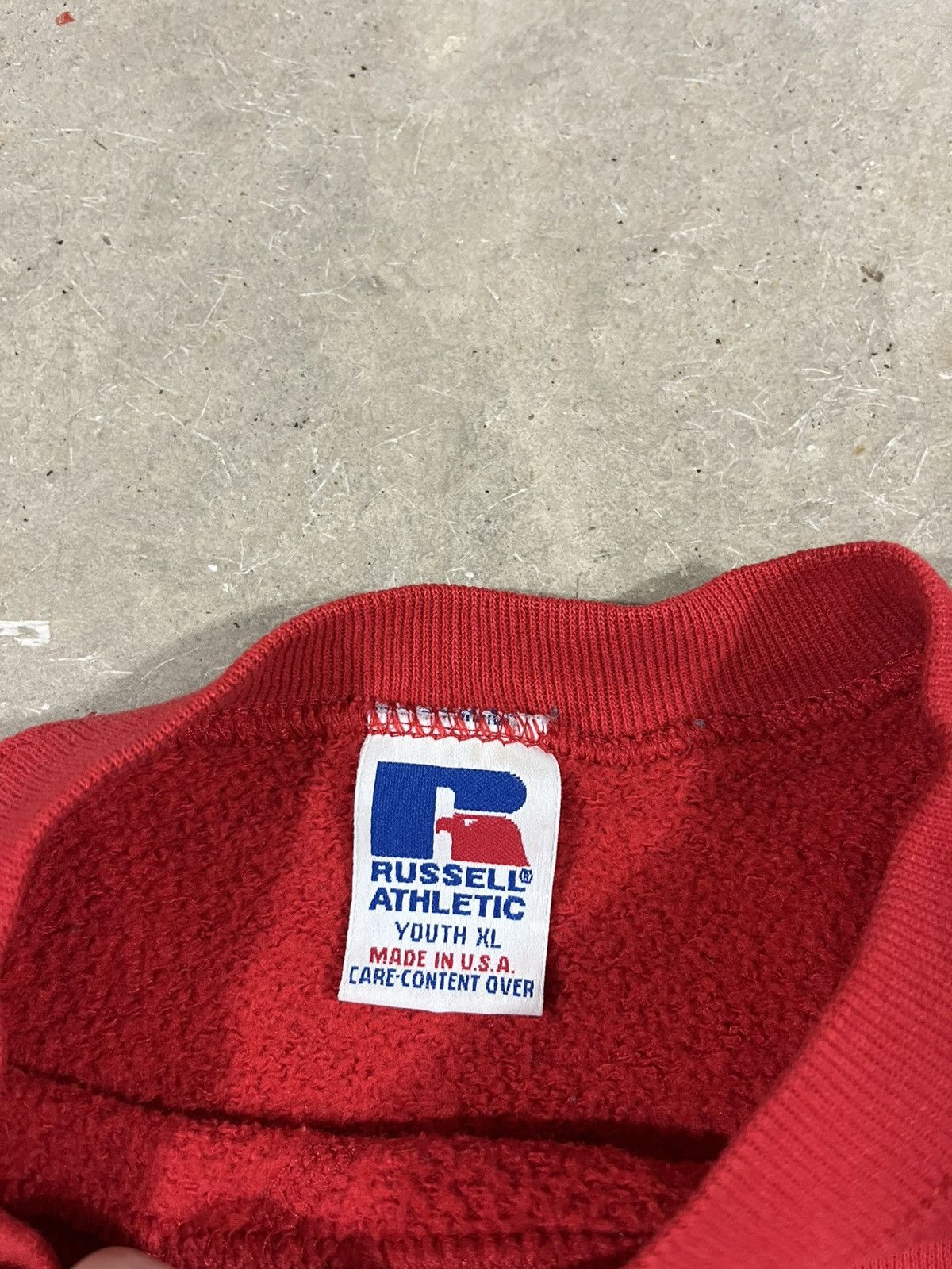 Russell Athletic Vintage 90s Russell Athletic Crewneck Faded Red Old Orchard Size M / US 6-8 / IT 42-44 - 6 Thumbnail