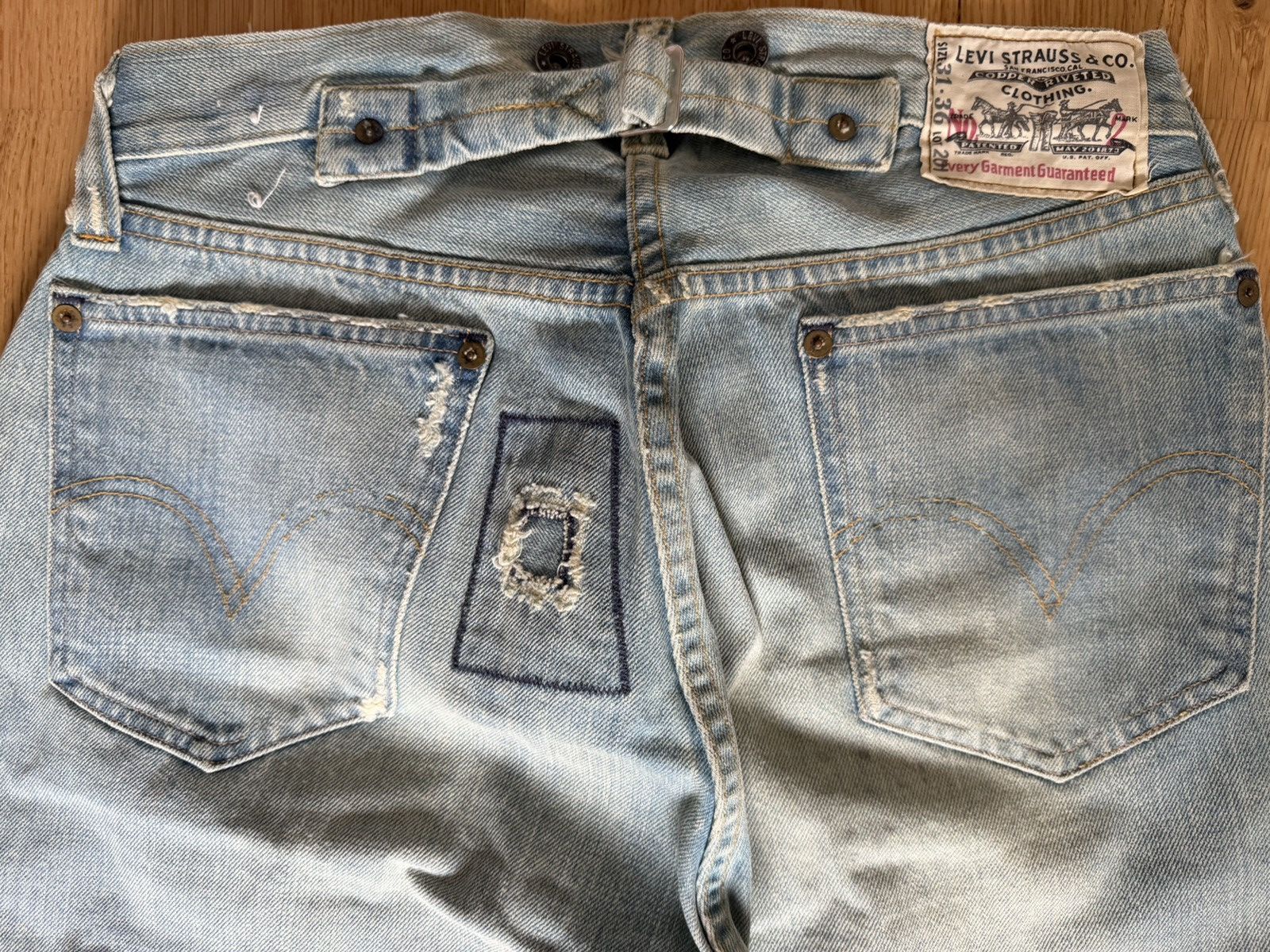 Levi's Vintage Clothing Levis 201 LVC Vintage deadstock Size US 31 - 5 Thumbnail