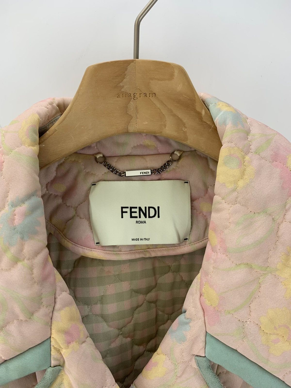 Fendi Fendi Pink Quilted Daisies Jacket Size XS / US 0-2 / IT 36-38 - 4 Thumbnail