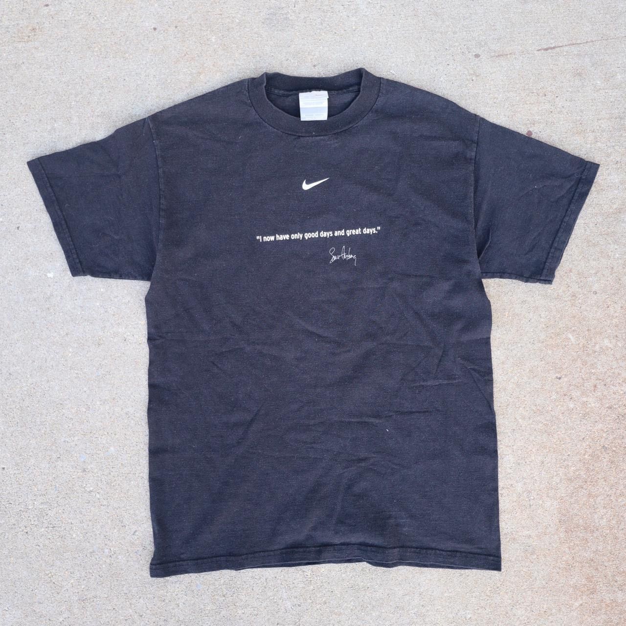 Nike Vintage Nike Lance Armstrong Center Swoosh T Shirt Size US M / EU 48-50 / 2 - 1 Thumbnail