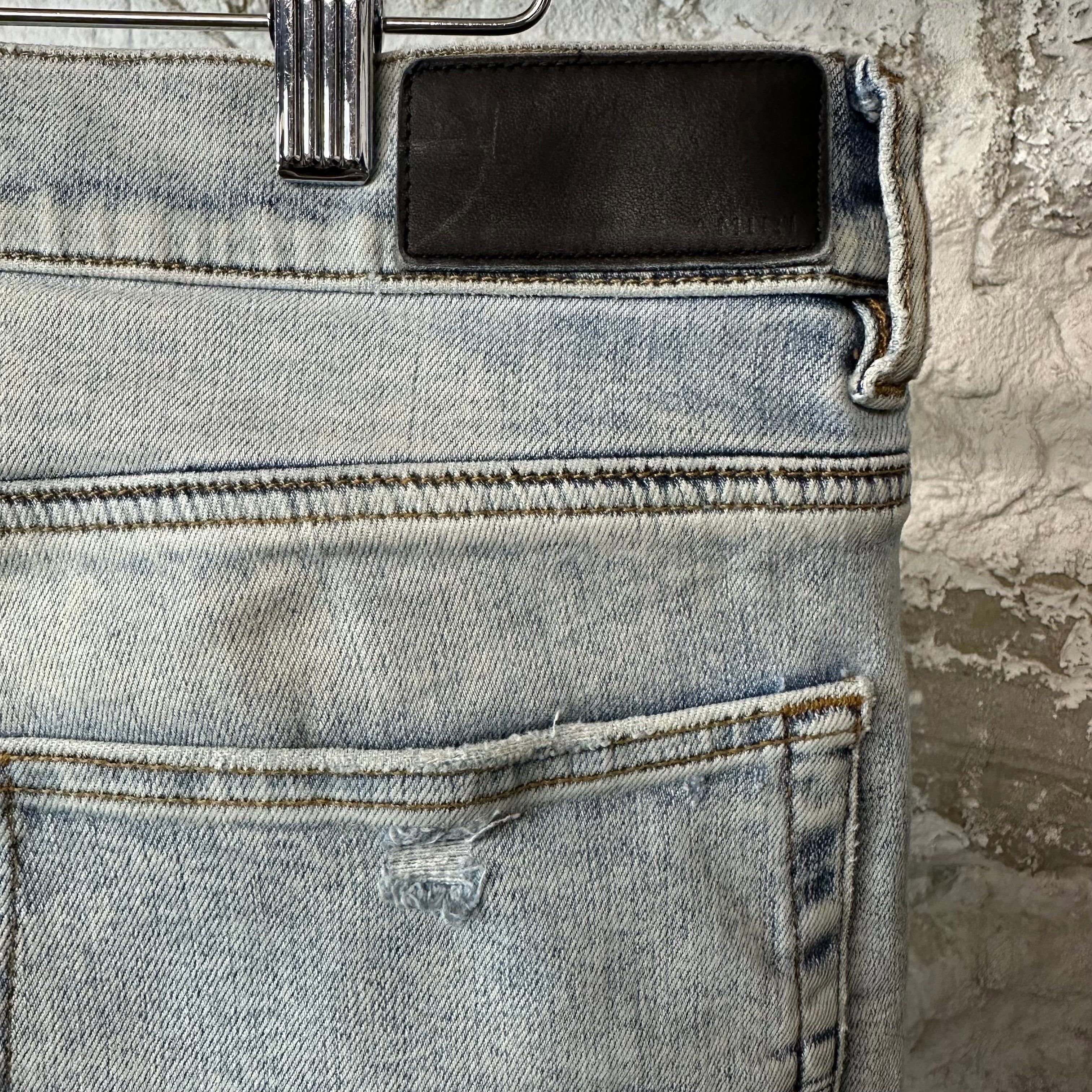 Amiri Amiri Plain Washed Blue Denim Jeans Sz 36 Size US 36 / EU 52 - 4 Thumbnail