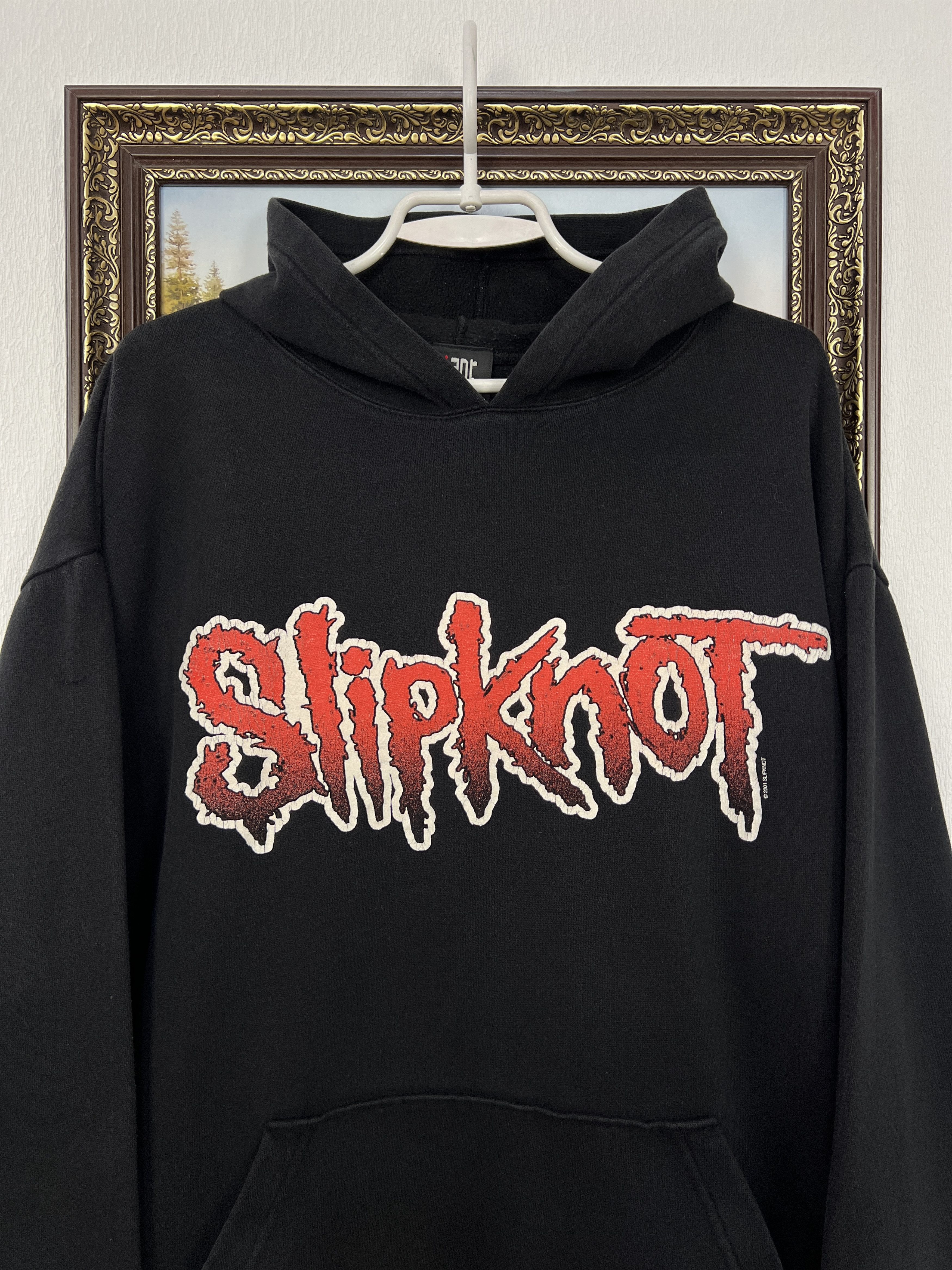 Vintage Vintage Slipknot Iowa Over Print Band Hoodie Jacket Mens Size US L / EU 52-54 / 3 - 2 Thumbnail