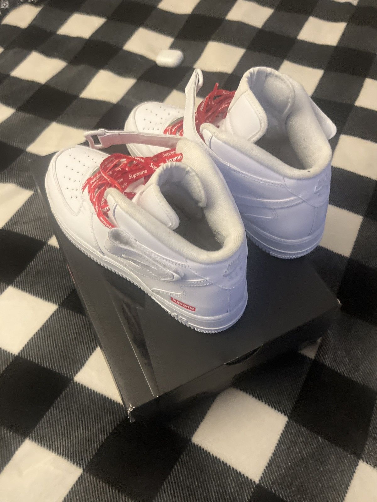 Nike × Supreme Mid/High-Top Supreme Nike Air Forces Size US 8 / EU 41 - 7 Thumbnail
