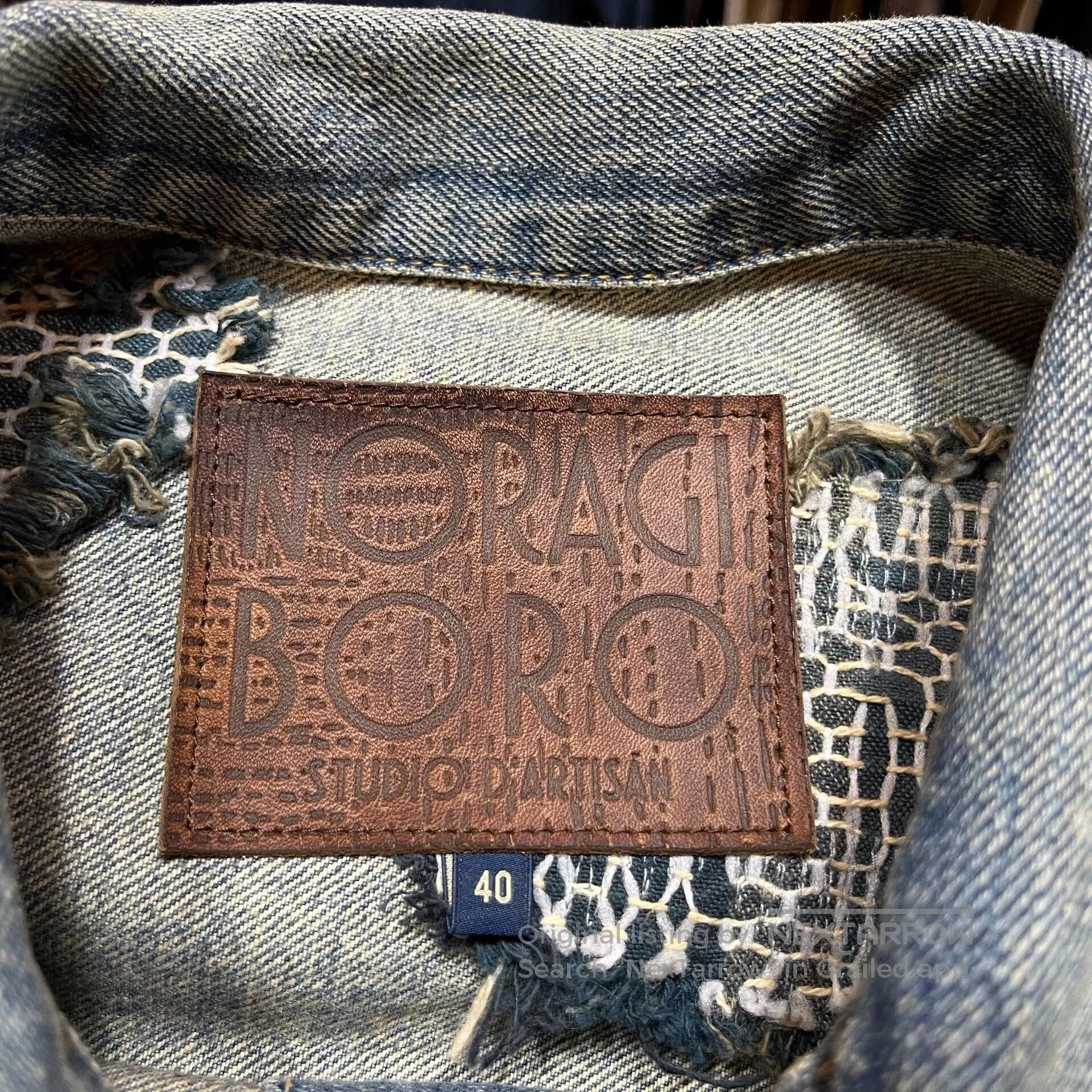 Studio D'Artisan Studio D'Artisan Distressed Denim Jacket. Size US XXS / EU 40 - 4 Thumbnail