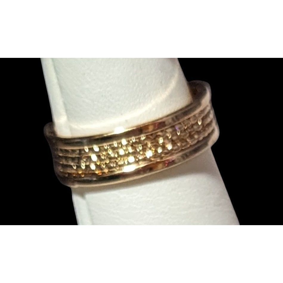 Other Gold Tone Rope Textured Fashion Ring Size 7 Size ONE SIZE - 2 Thumbnail