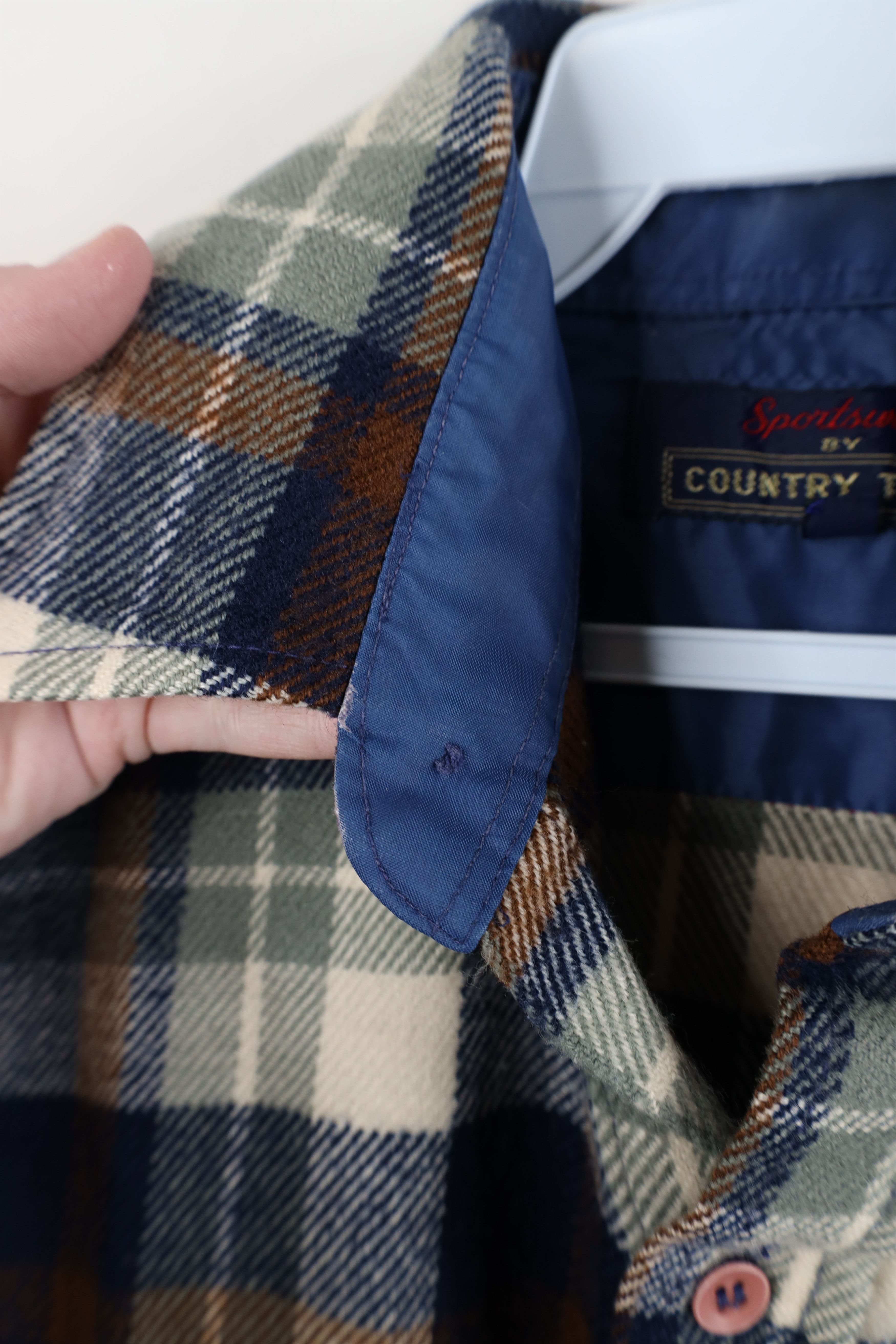 Vintage Vintage 70s Streetwear Knit Flannel Board Button Shirt Size US M / EU 48-50 / 2 - 9 Thumbnail