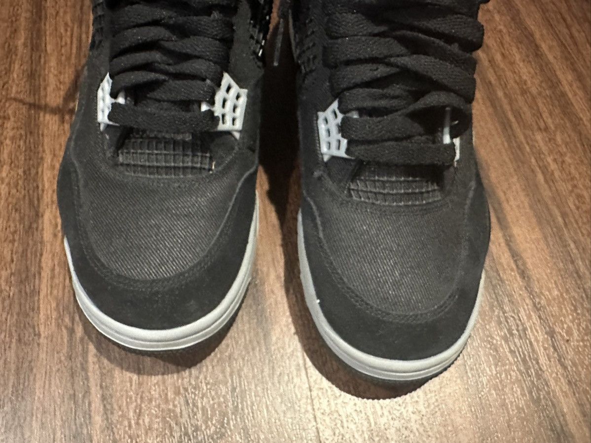 Jordan Brand Jordan 4 Black Canvas 8.5 Size US 8.5 / EU 41-42 - 3 Thumbnail