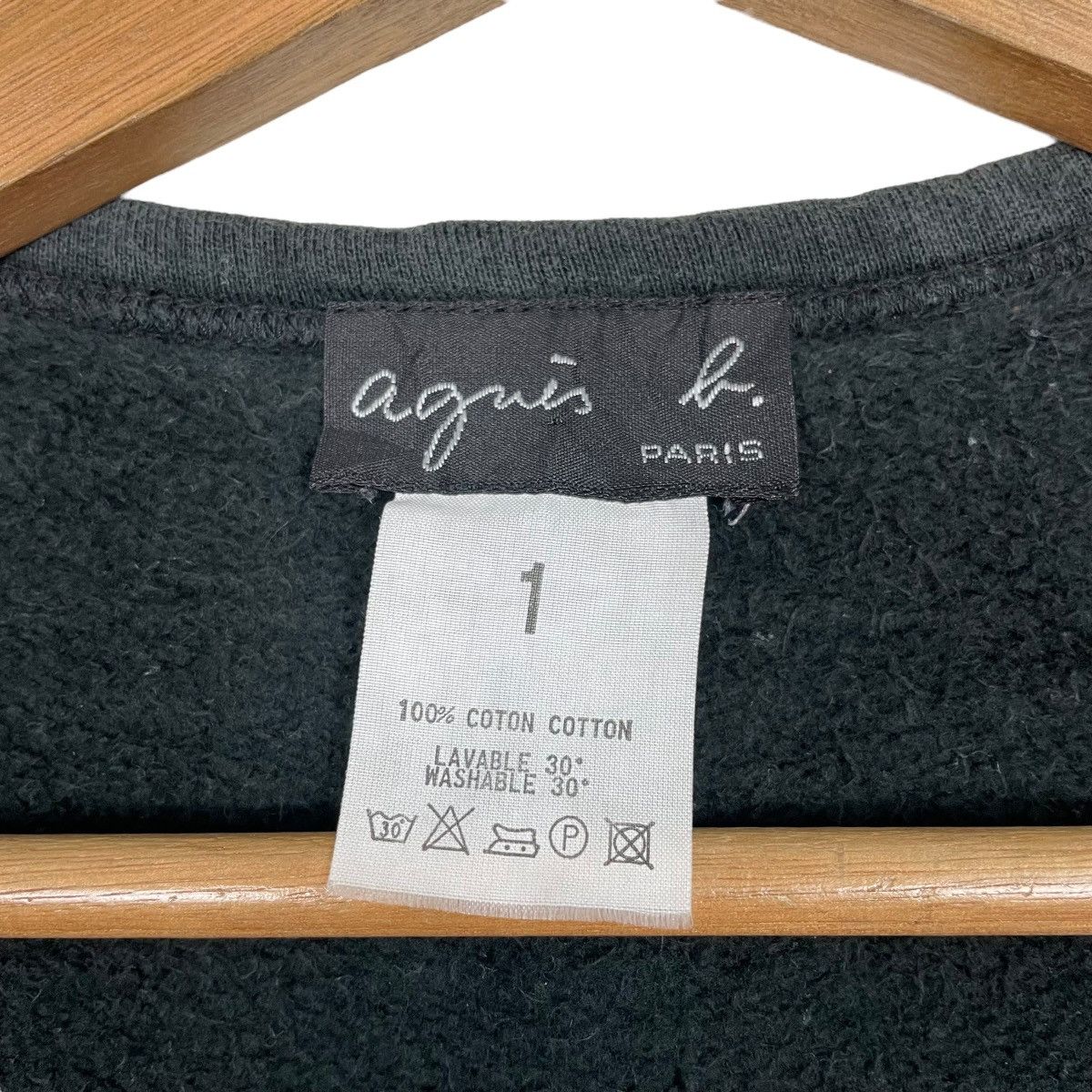 agnes b. Agnes B Snap Button Black Blouse Size S / US 4 / IT 40 - 15 Thumbnail