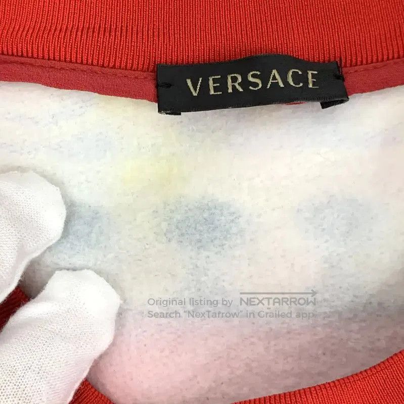 Versace Versace Red Cotton Sweatshirt for Women . Size M / US 6-8 / IT 42-44 - 9 Thumbnail