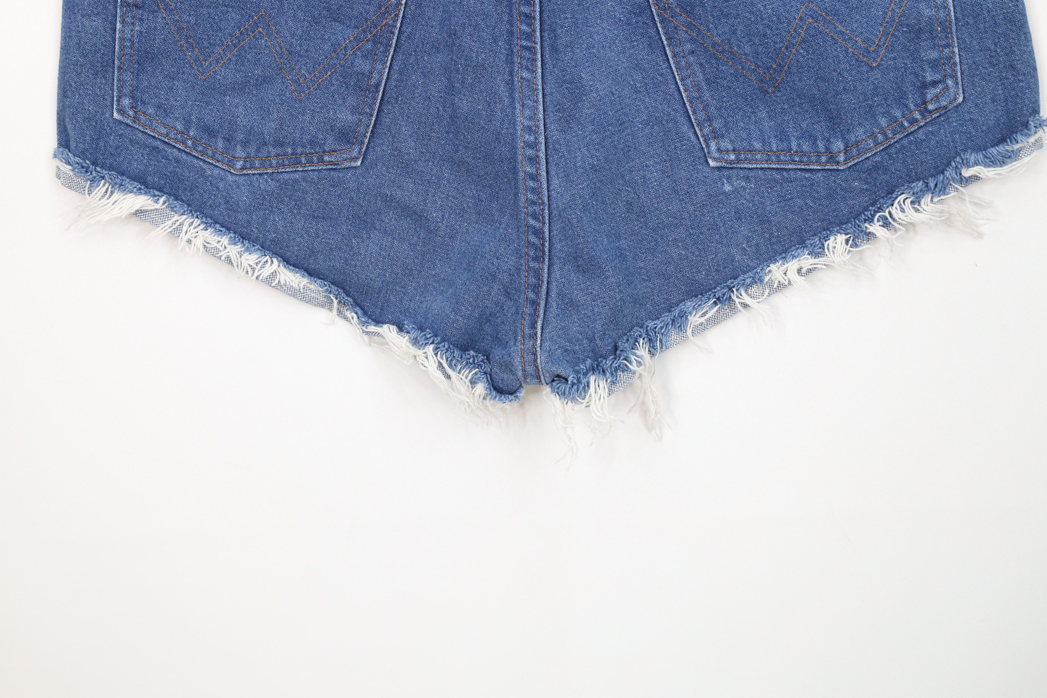 Wrangler Vintage 90s Wrangler Denim Jean Shorts Jorts Blue USA Size 34" / US 12 / IT 48 - 10 Thumbnail