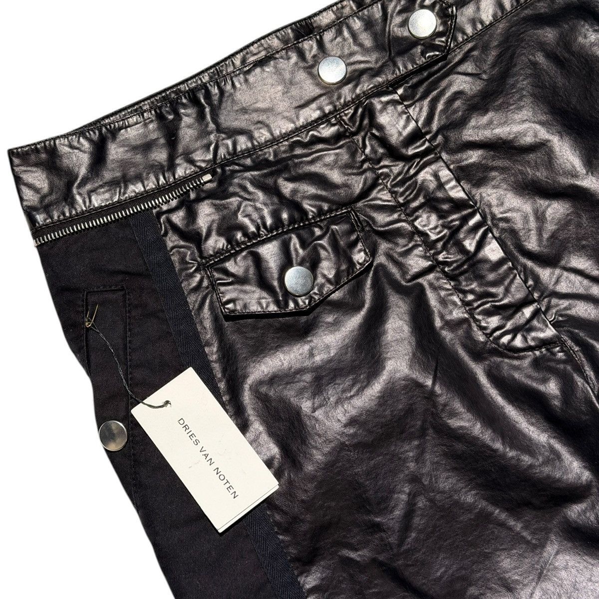 Dries Van Noten Waxed moto trouser Size US 32 / EU 48 - 3 Thumbnail