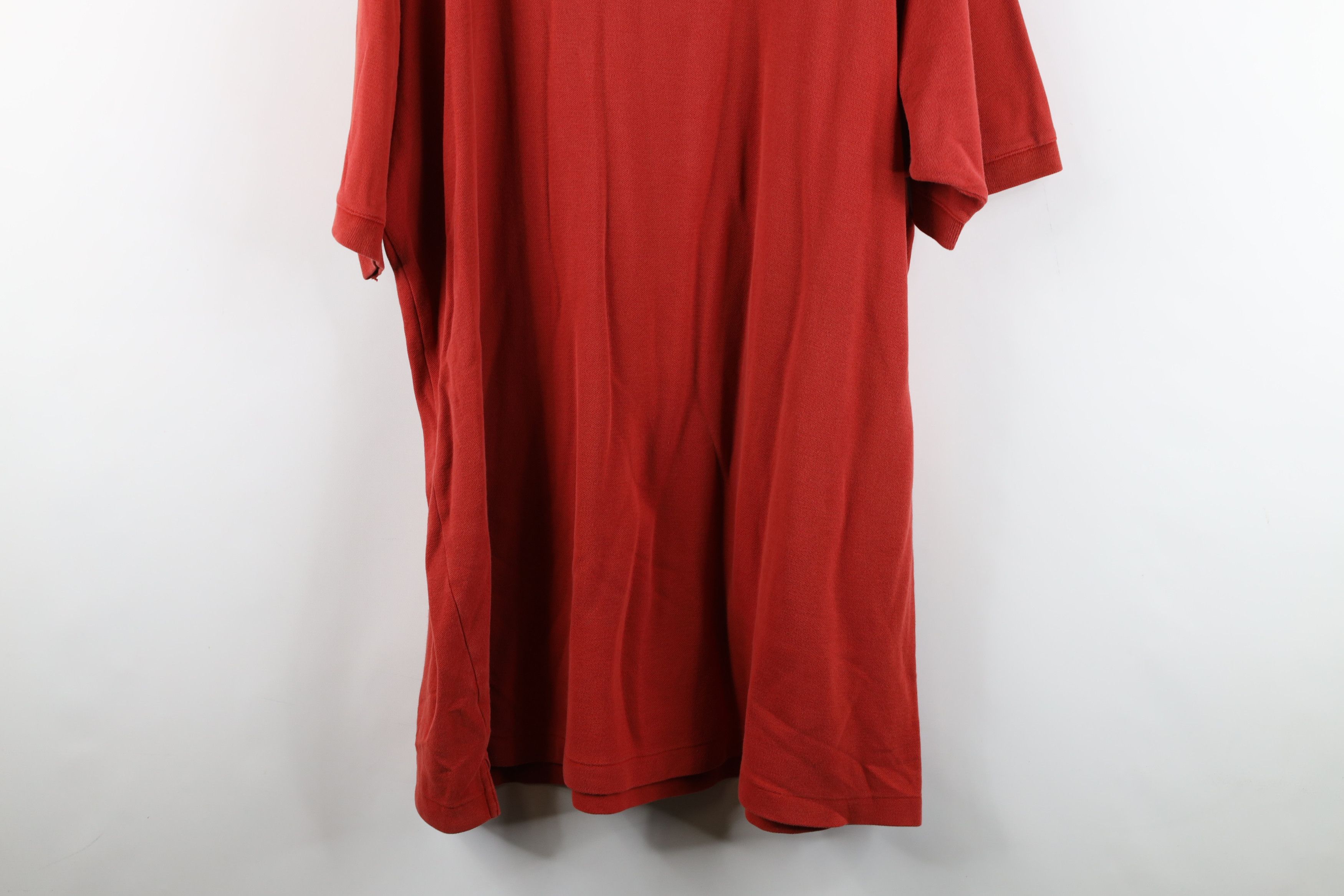 Patagonia × Vintage Vintage Patagonia Spell Out Organic Cotton Polo Shirt Red Size US XXL / EU 58 / 5 - 14 Thumbnail