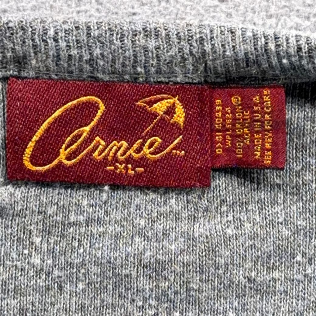 Vintage VINTAGE Arnold Palmer Sweater Mens XL Gray Adult Neck Arnie Golf USA 80s Size US XL / EU 56 / 4 - 4 Thumbnail