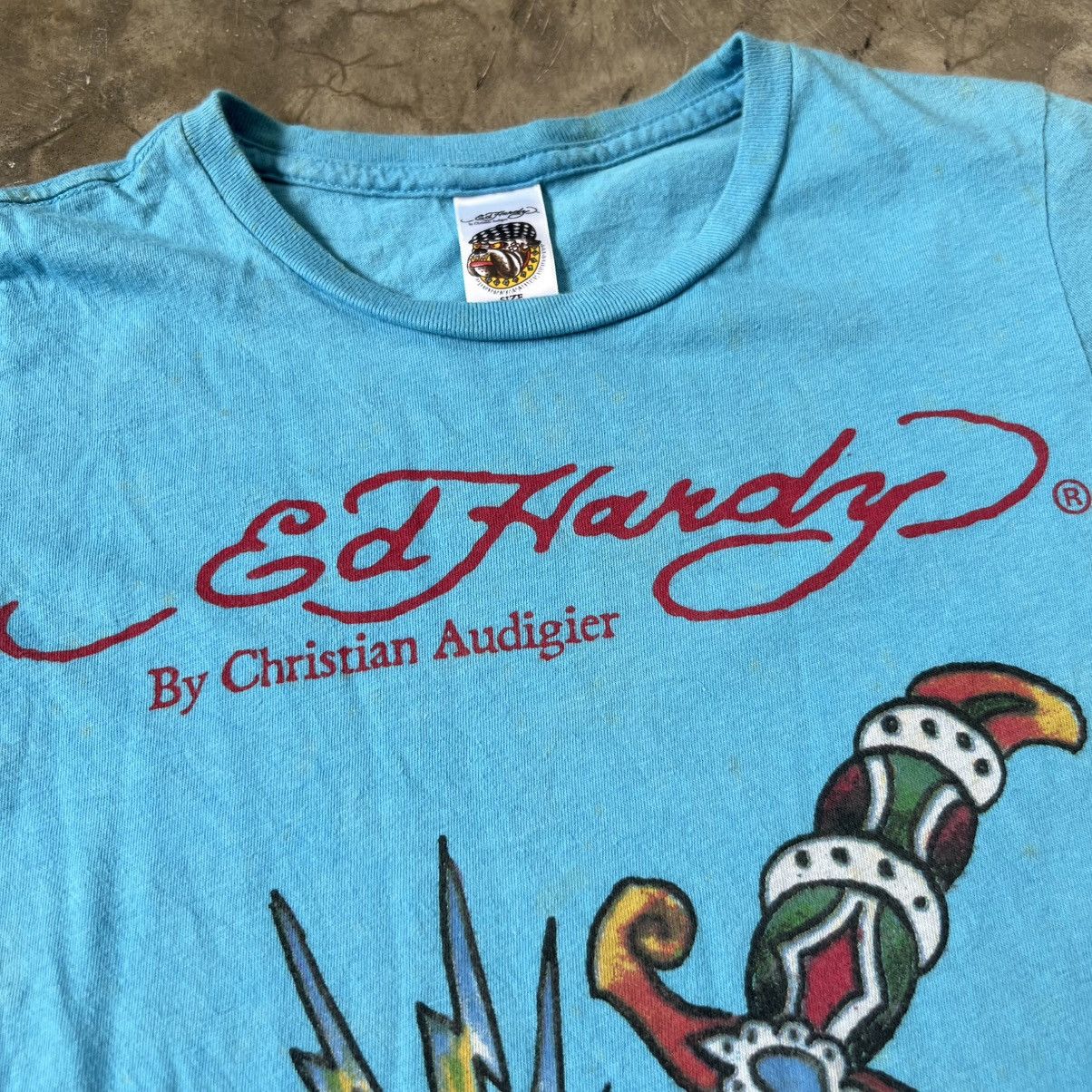 Ed Hardy Ed Hardy Christian Audigier Fur Knife T-Shirt Size S / US 4 / IT 40 - 6 Thumbnail