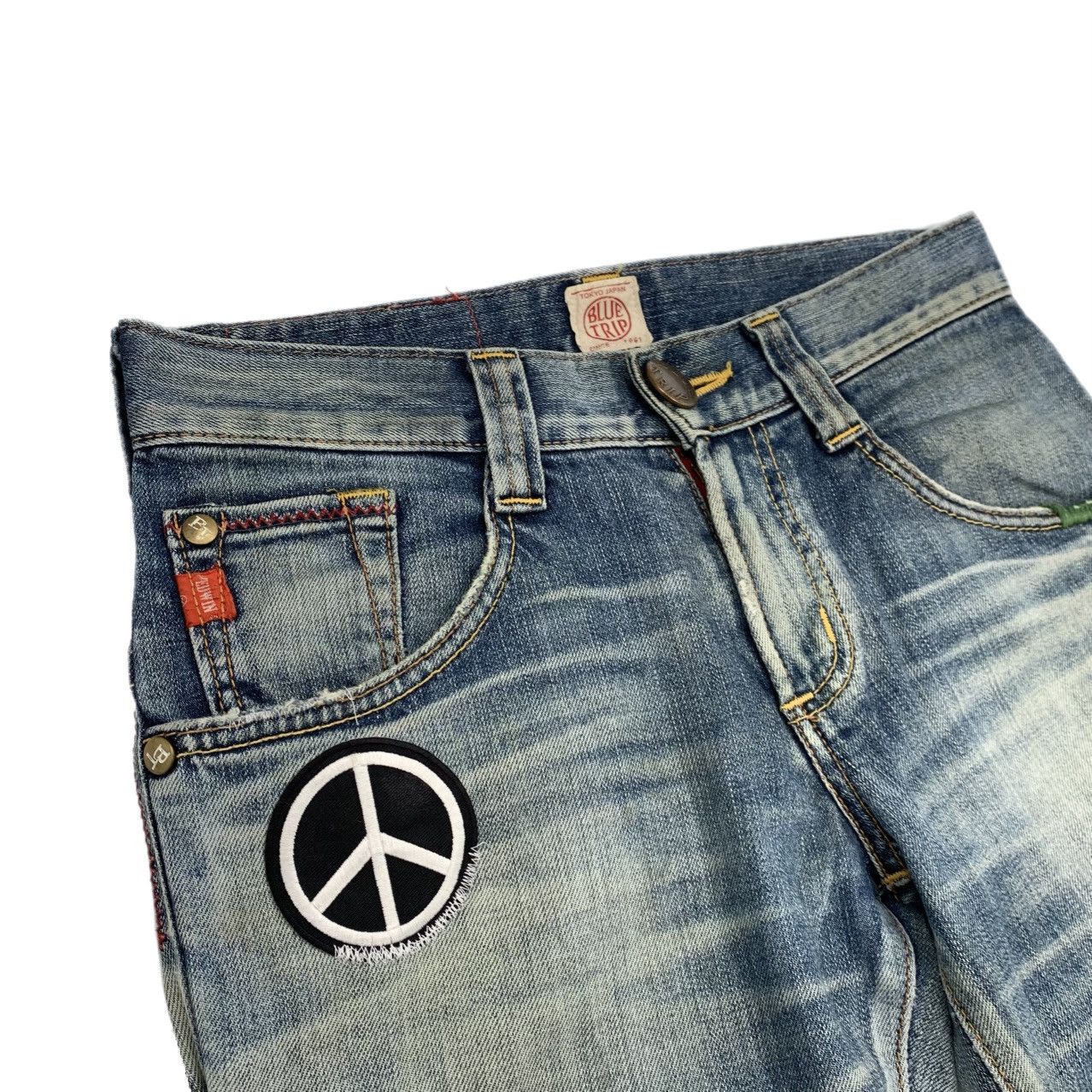 14th Addiction Edwin Distressed Denim Size US 29 - 4 Thumbnail