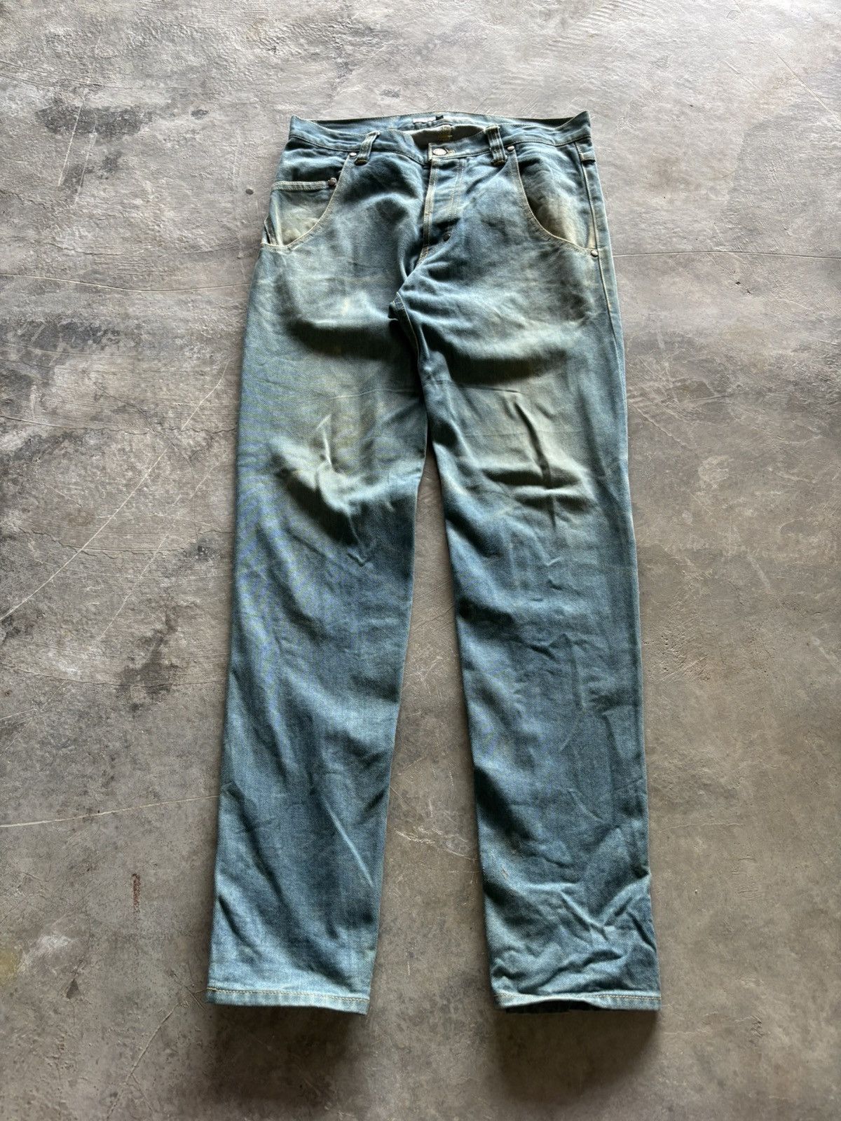 Diet Butcher Slim Skin RARE diet butcher slim skin jeans rainbow zipper leg Size US 32 / EU 48 - 1 Thumbnail