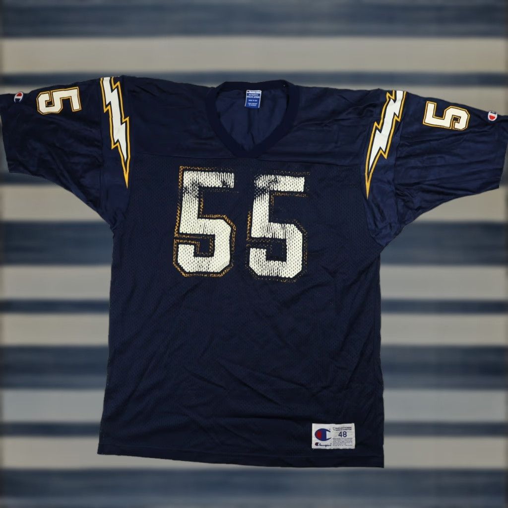 Champion VINTAGE Champion San Diego Chargers NFL Jersey Shirt XL Men Blue Mens XL Size US XL / EU 56 / 4 - 1 Thumbnail